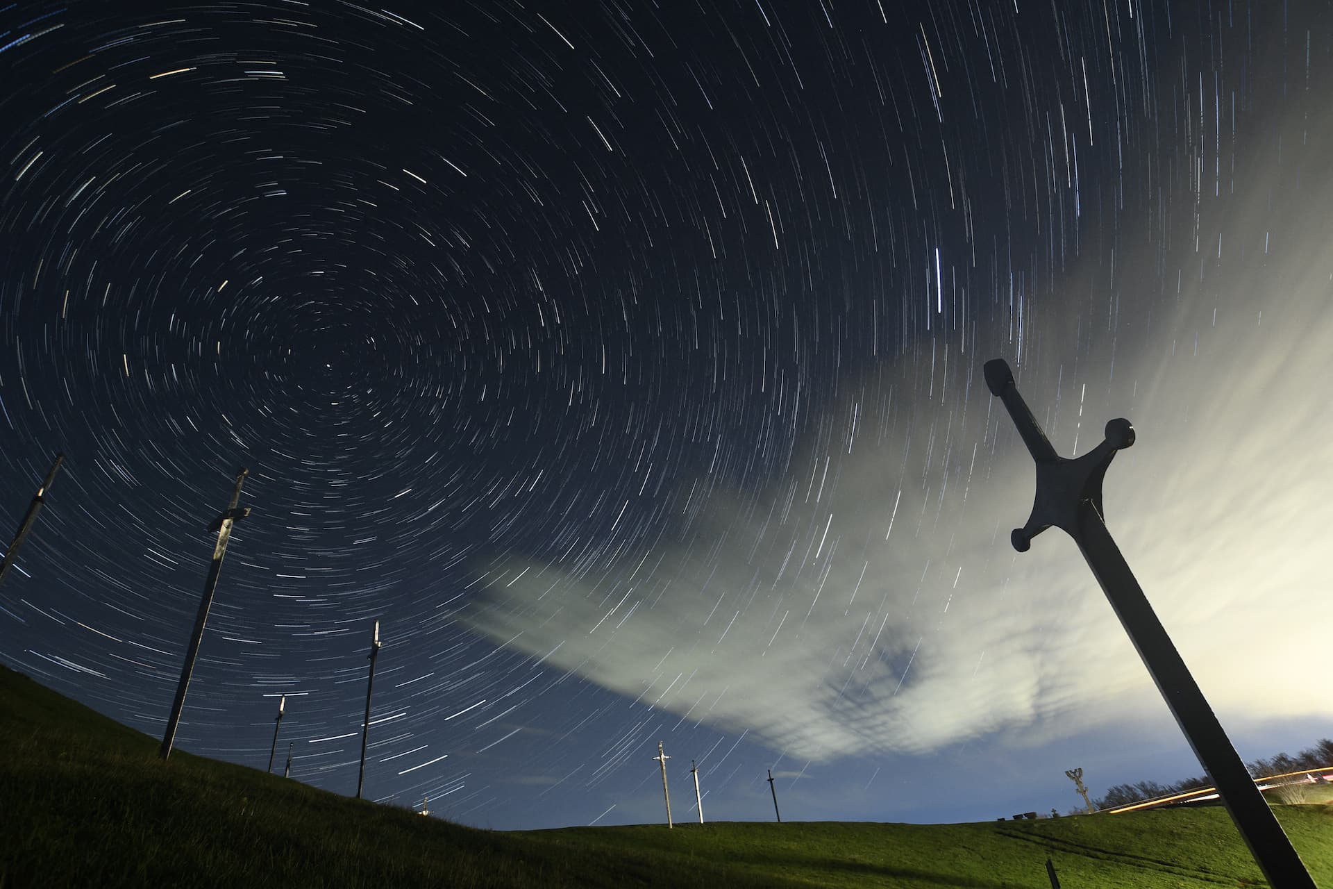 Lluvia de estrellas en Georgia
