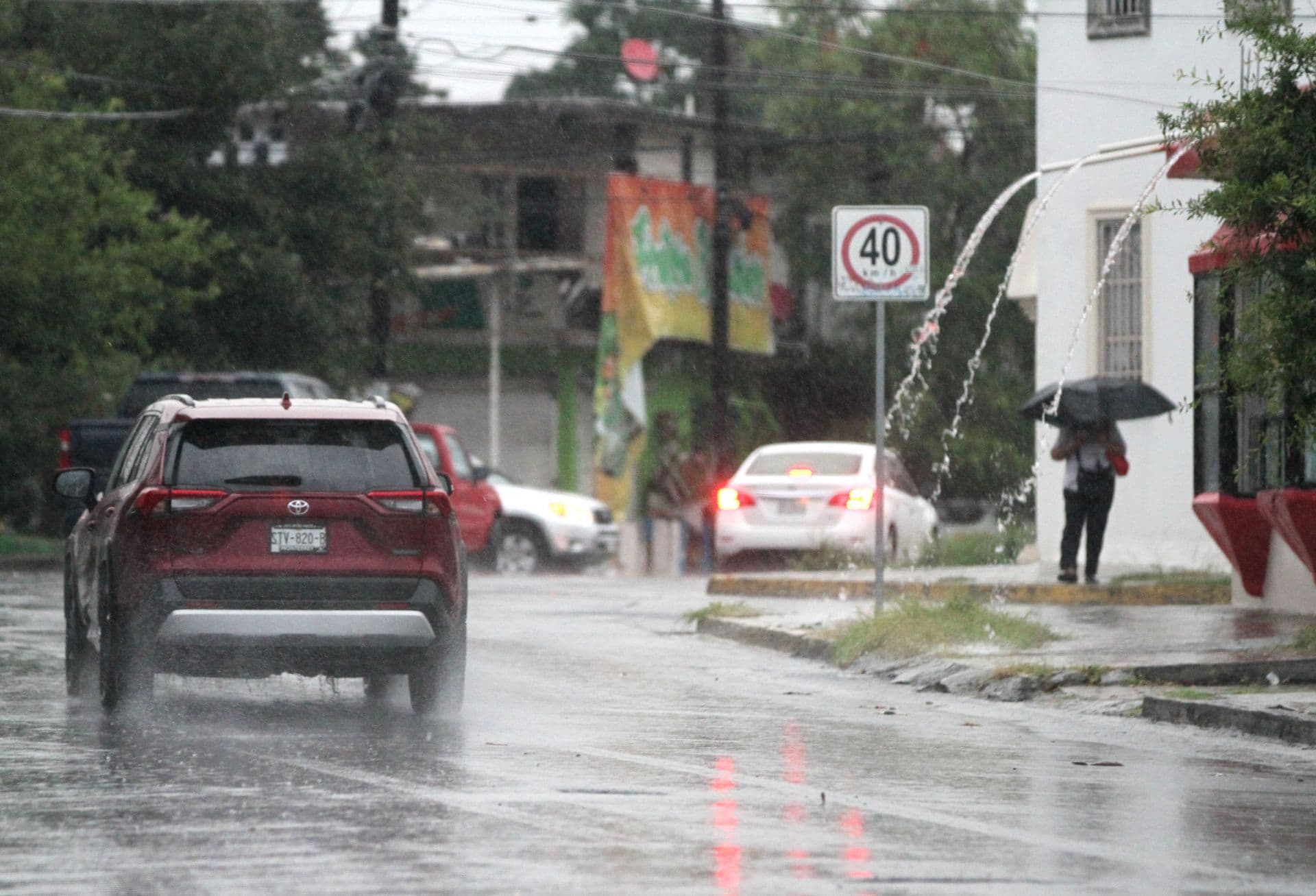 Lluvia en Monterrey, Nuevo León