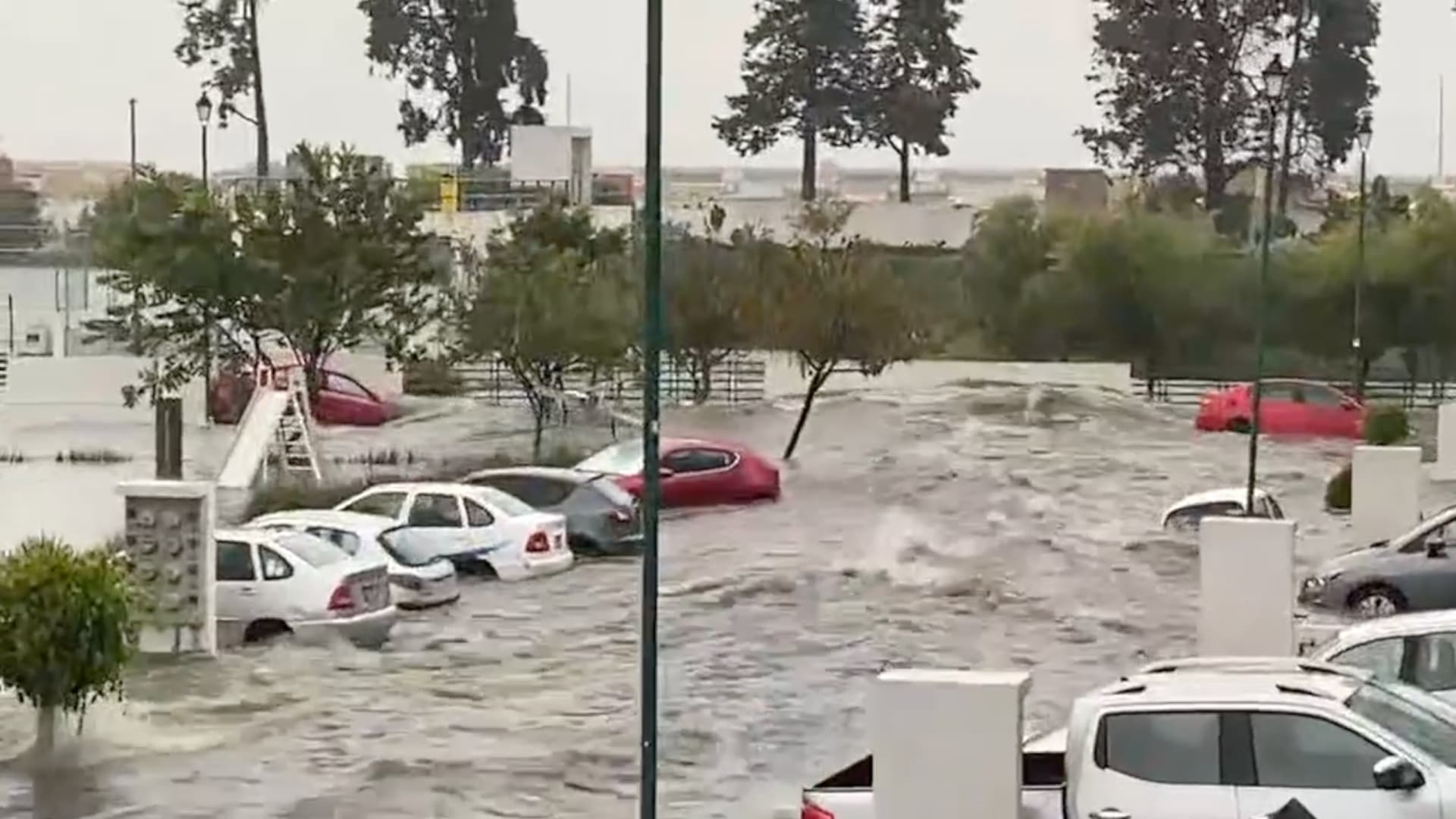Inundaciones en Puebla por lluvias.