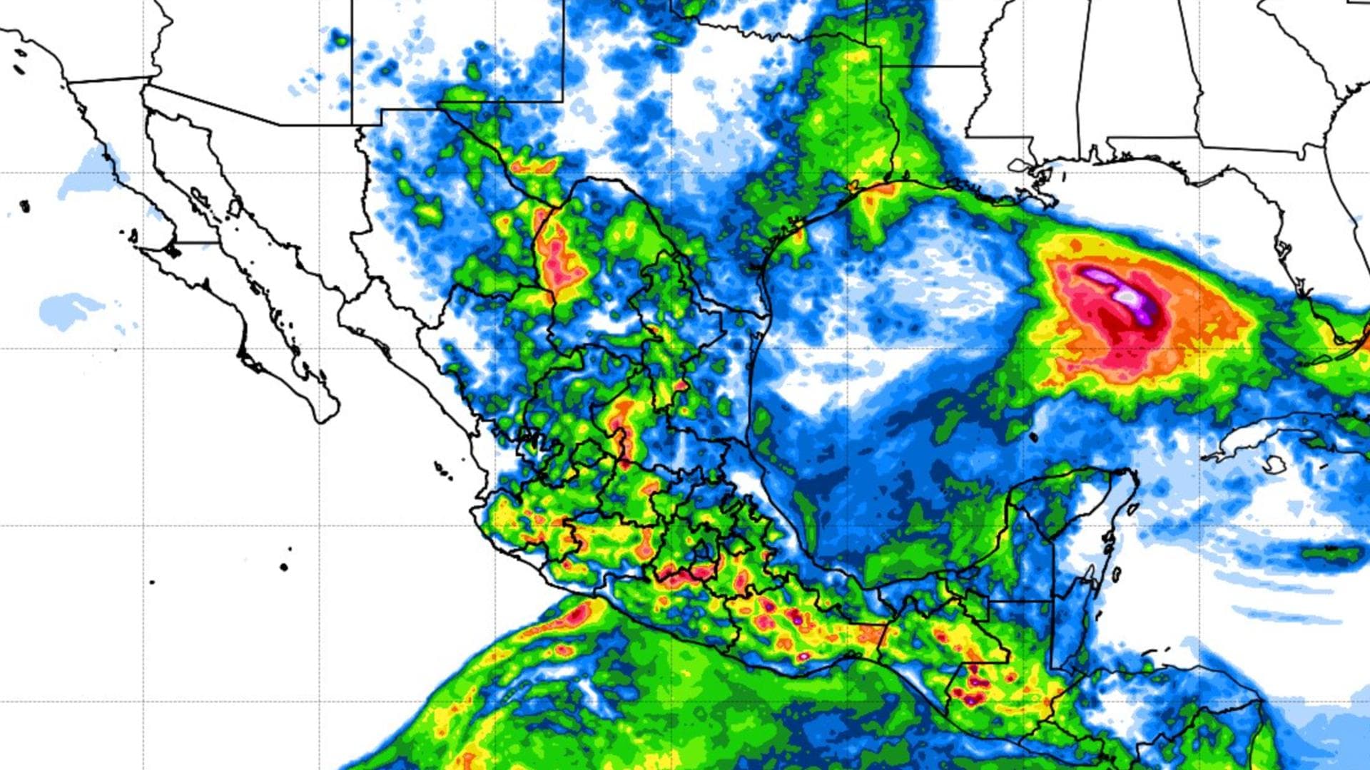 Aviso especial por lluvia en Veracruz