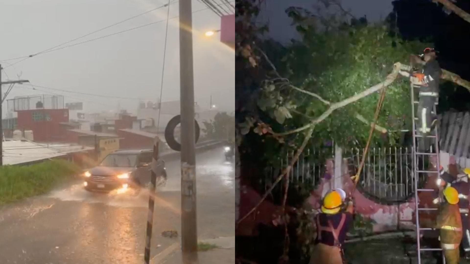 lluvia en Xalapa