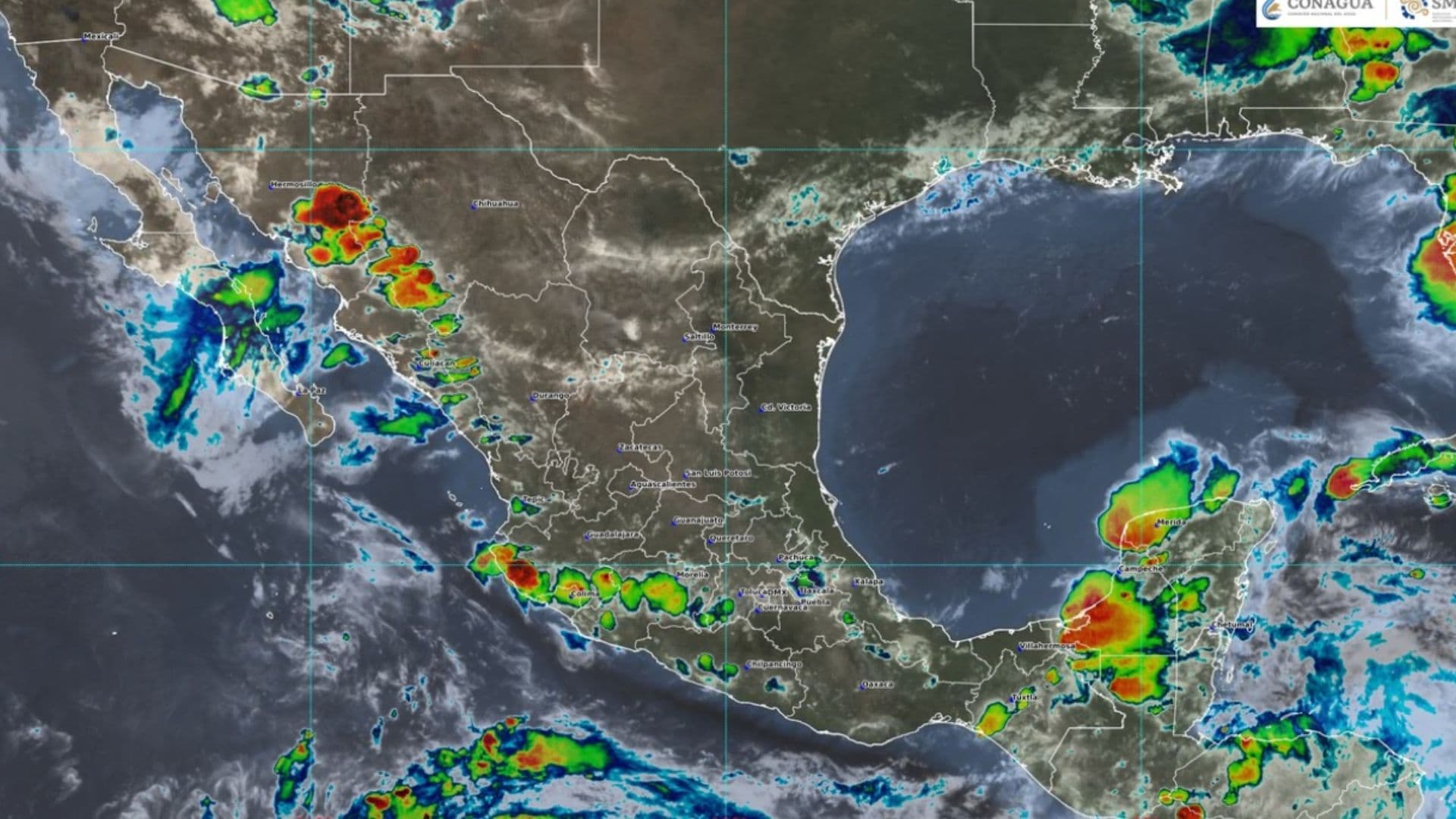 Lluvias en México. Foto: Conagua