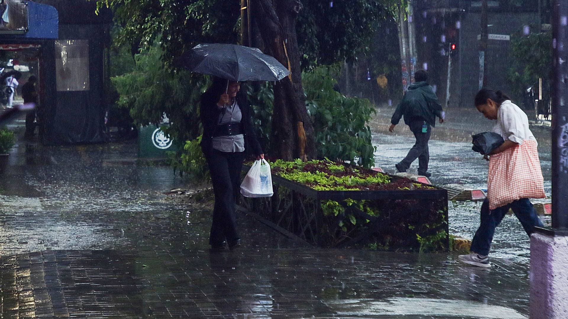 Lluvia con granizo en la CDMX en junio 2026. Foto: Cuartoscuro | Archivo