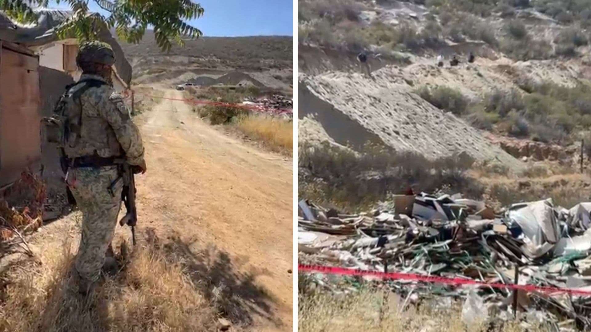 Localizan Restos de Menor Dentro de una Maleta  en Tecate