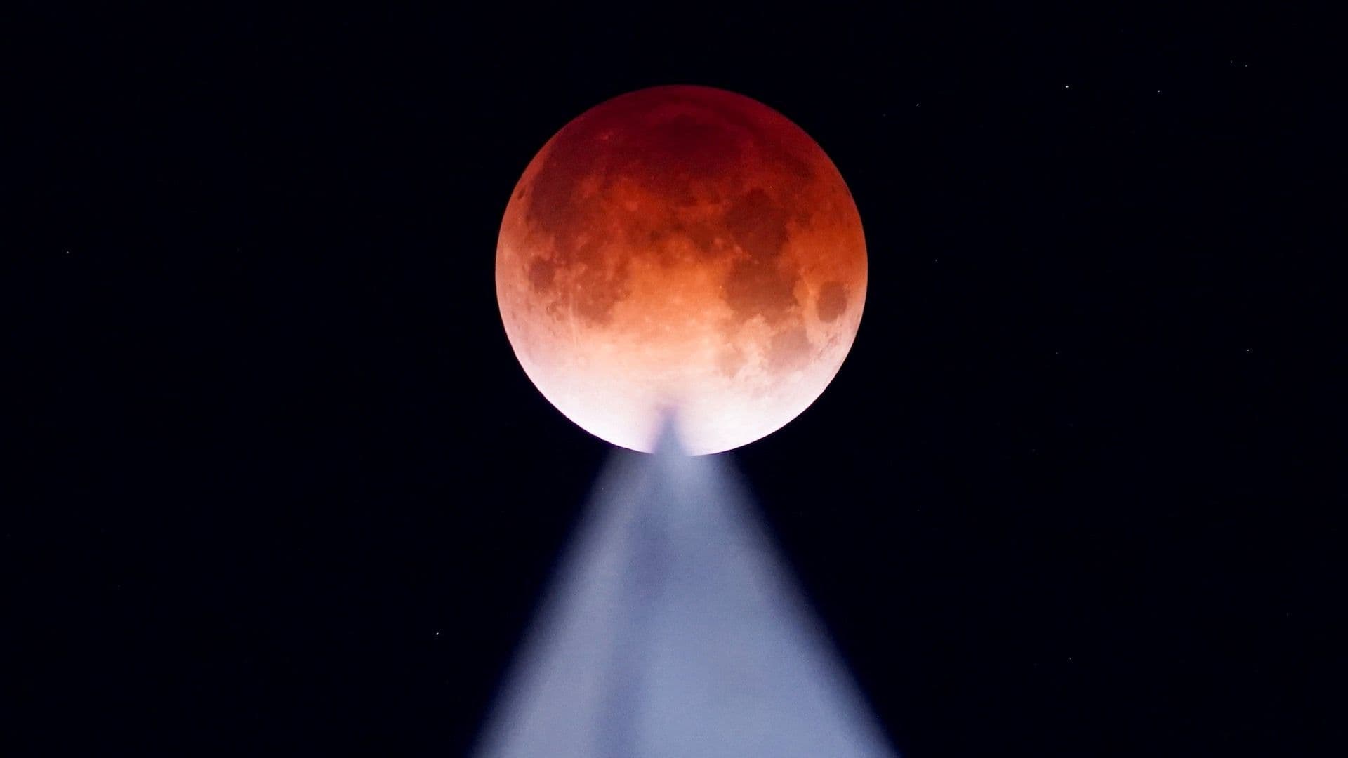 Eclipse de luna desde Mexicali, Baja California