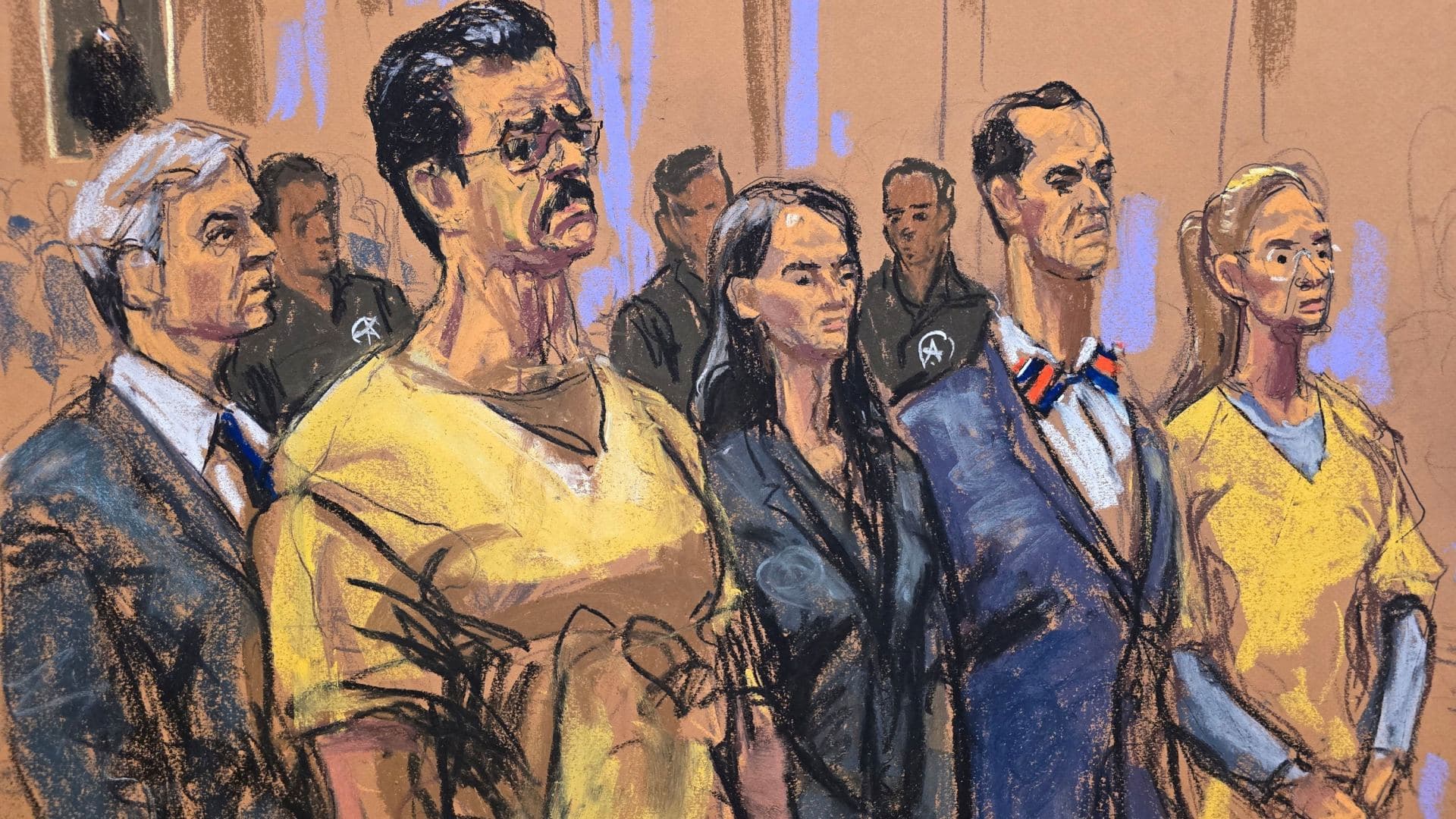 Nicolás Maduro y su esposa, Cilia Flores, en audiencia en Nueva York el 22 de julio de 2026. Foto: Reuters | Archivo
