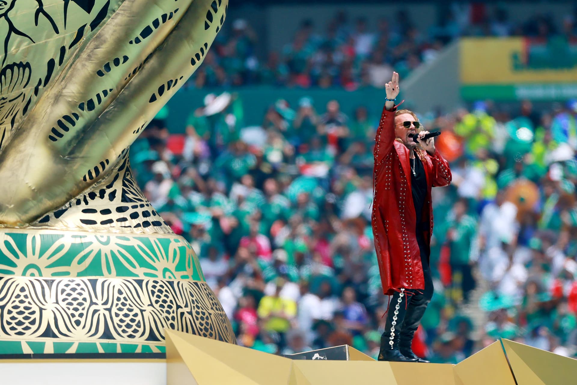 Fher, vocalista de Maná, en concierto el 11 de junio por inauguración del Mundial 2026.