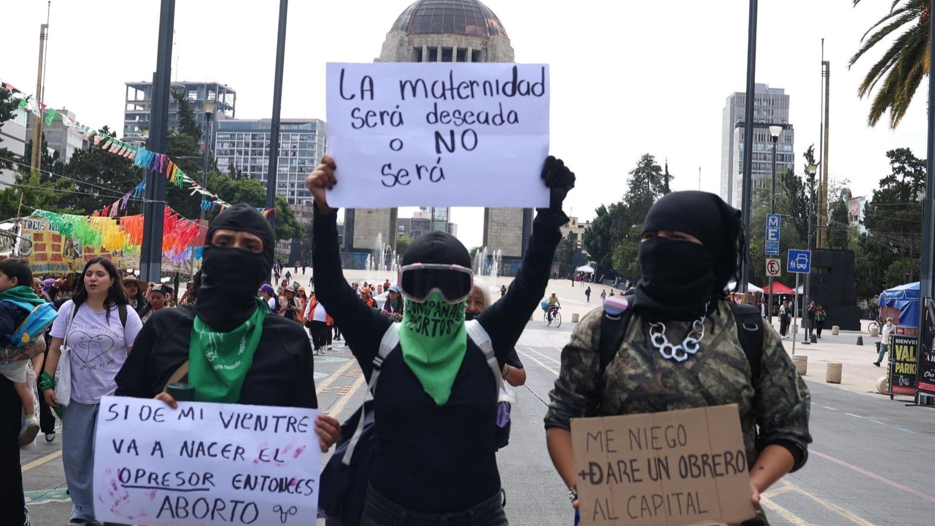 Marcha en la Ciudad de México.