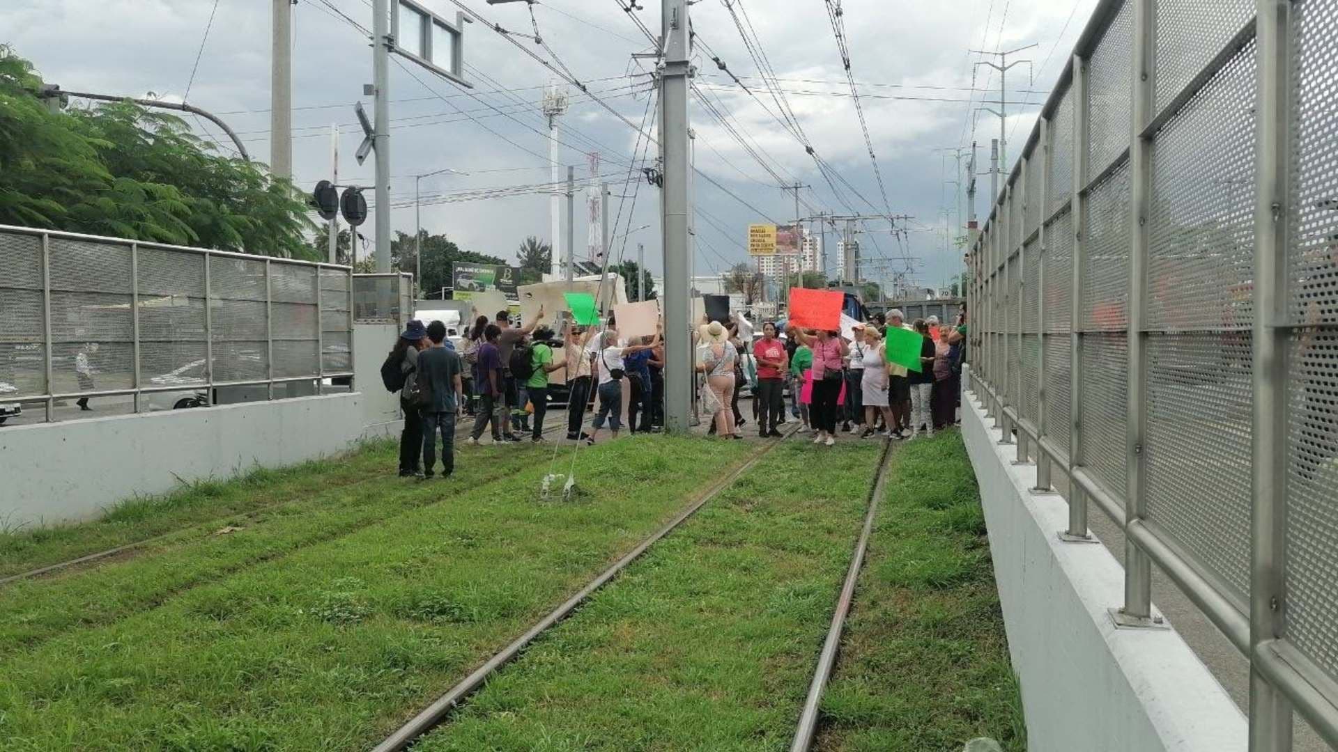 manifestación por agua