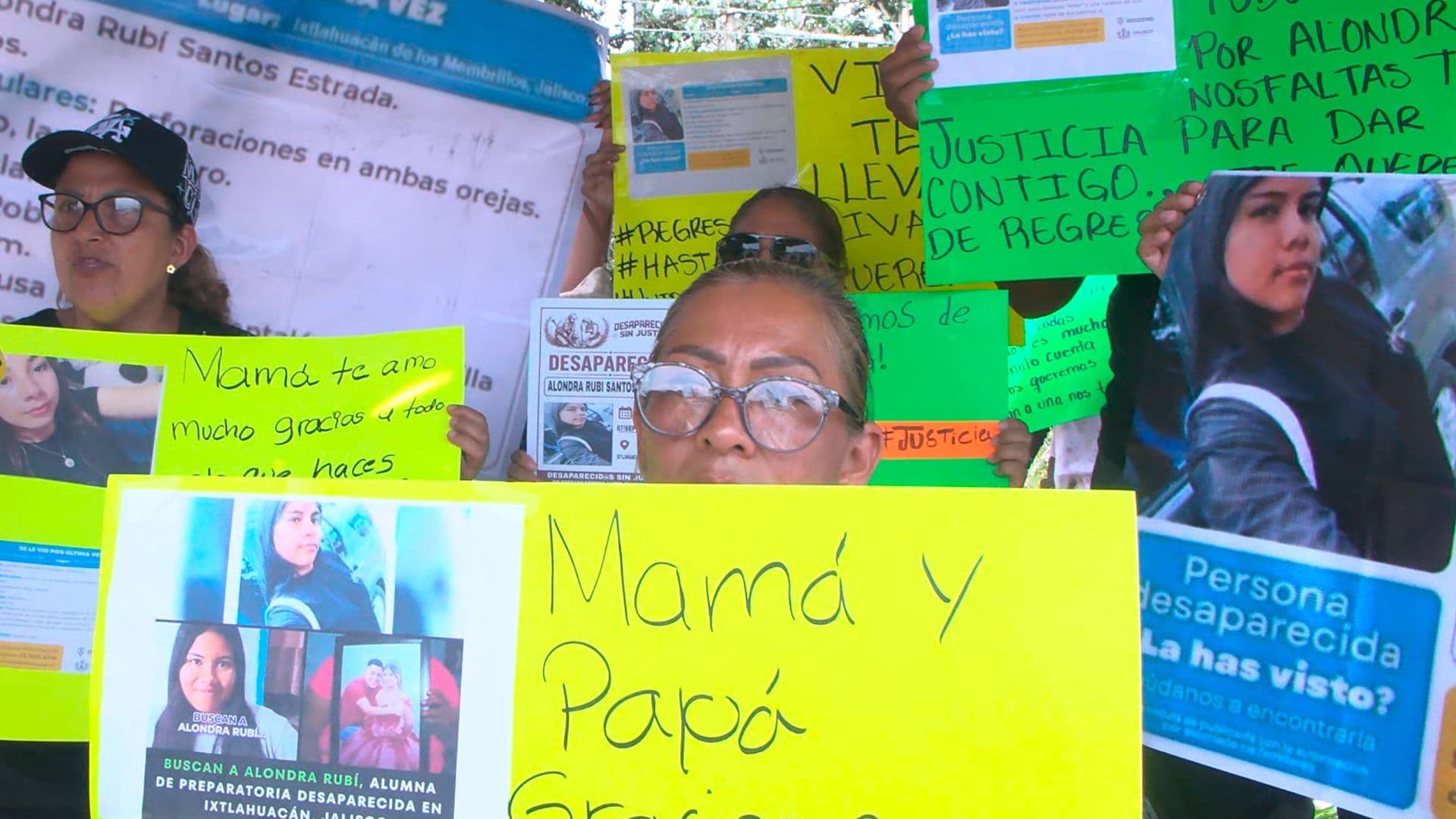 Familiares se manifiestan