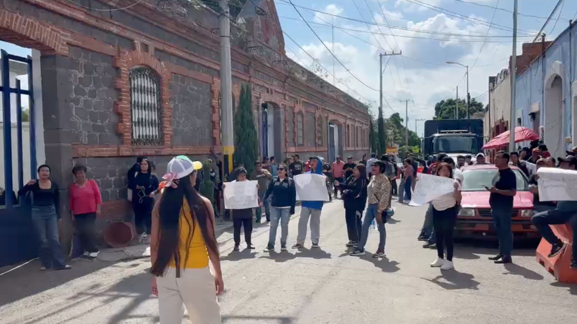 Manifestación Policía Estatal Detención de Tres Personas en Operativo Transporte Público Puebla