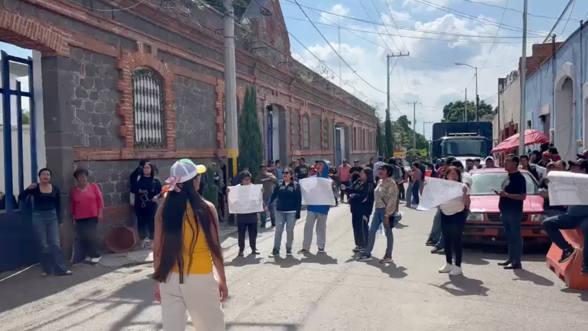 Manifestación Policía Estatal Detención de Tres Personas en Operativo Transporte Público Puebla