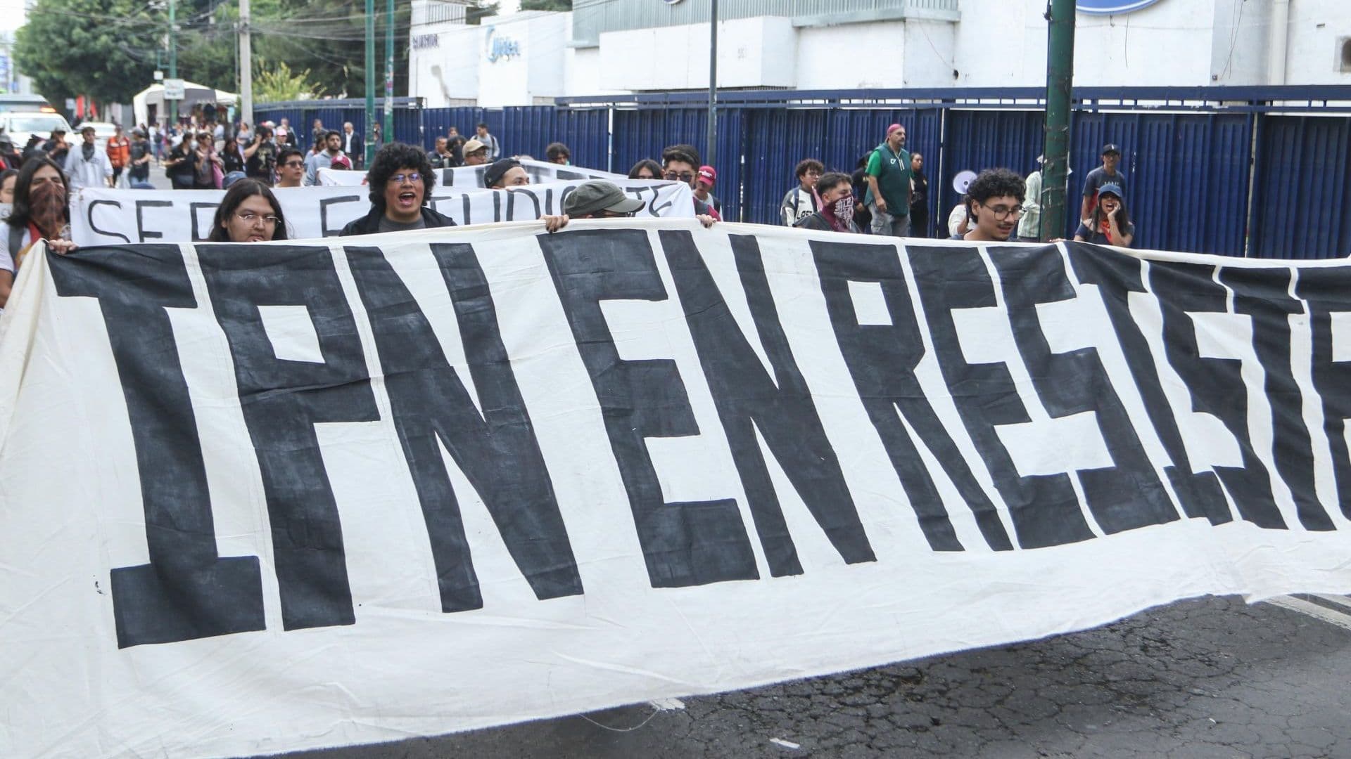 Manifestación del IPN en CDMX
