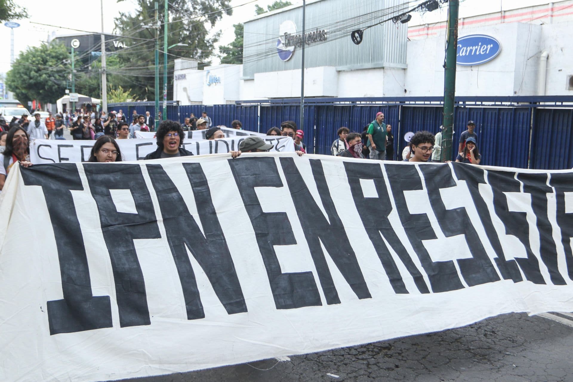 Manifestación del IPN en CDMX