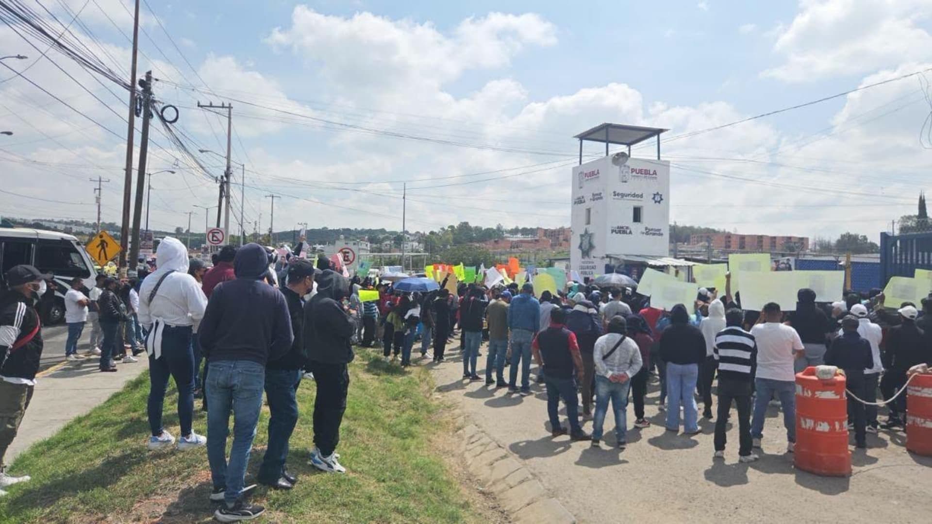 Protesta en el Penal de San Miguel, Puebla.