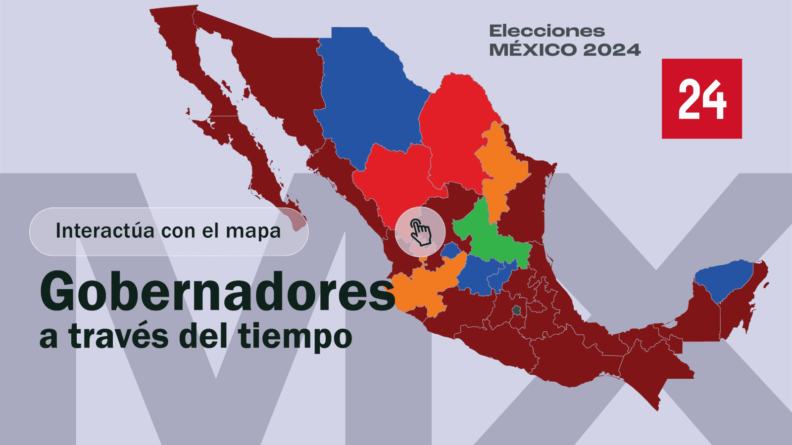 Mapa de Gobernadores de México en la Historia: Interactivo N+ por Año, Estado y Partido | N+