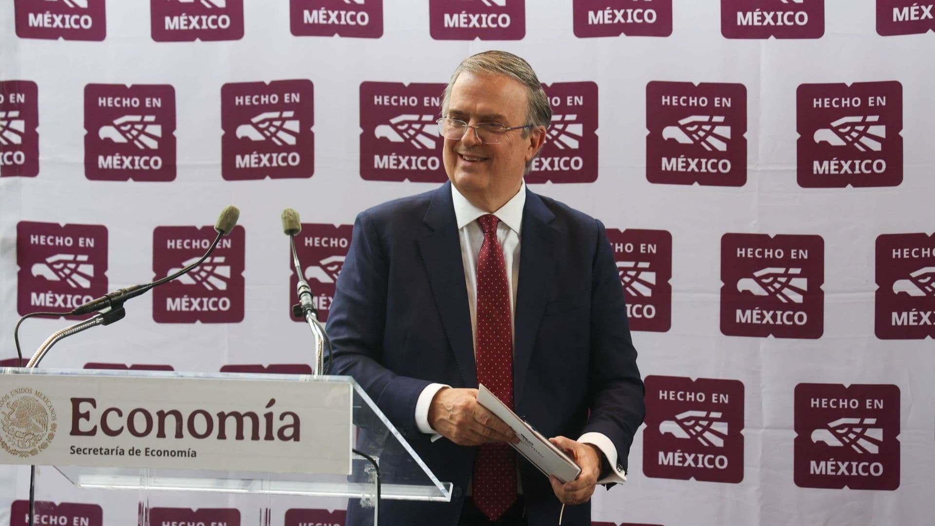 El secretario de Economía, Marcelo Ebrard