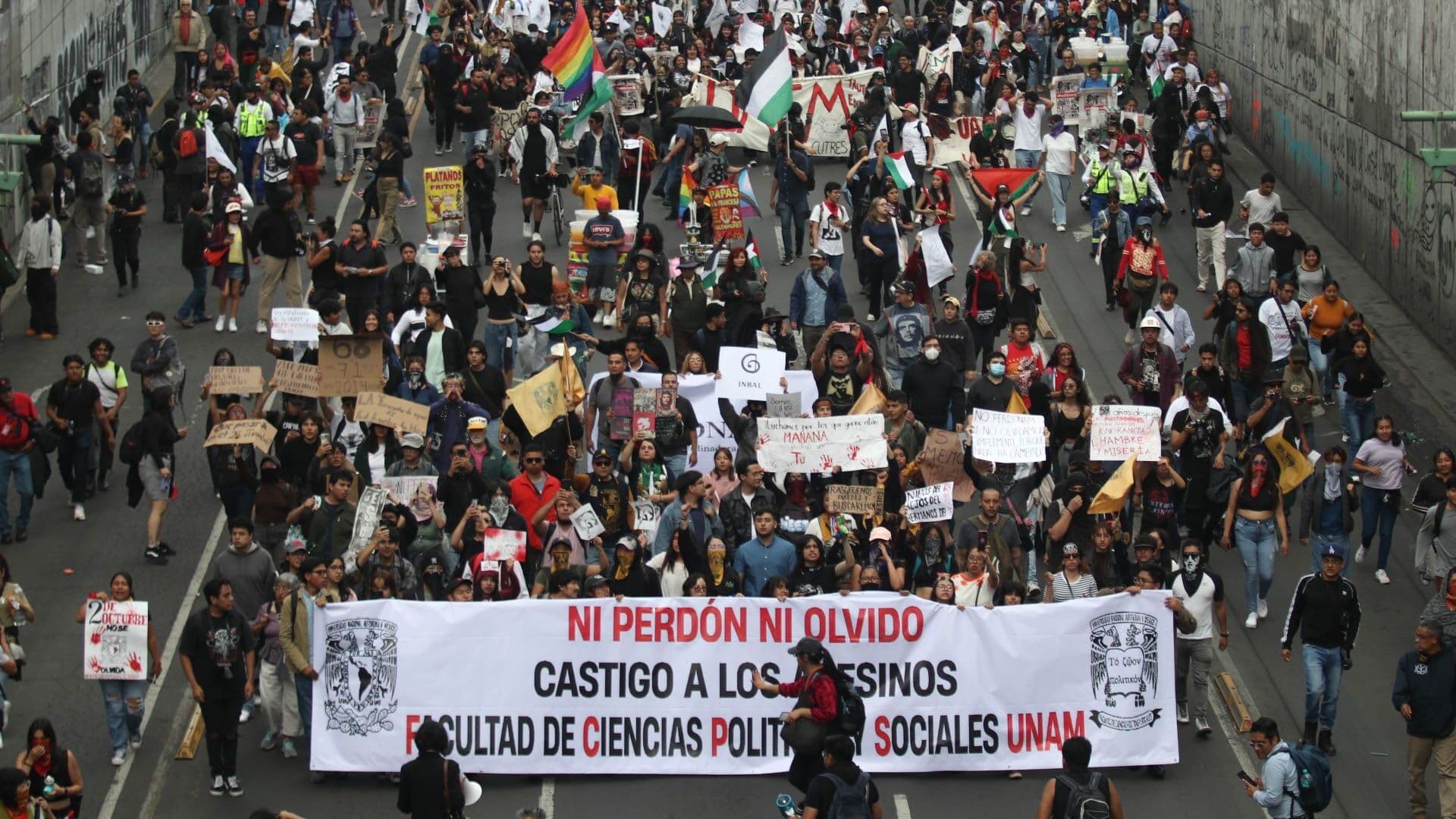 Marcha del 2 de octubre en la CDMX