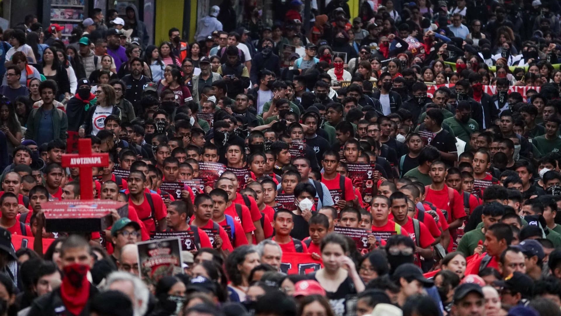 Marcha en la Ciudad de México.
