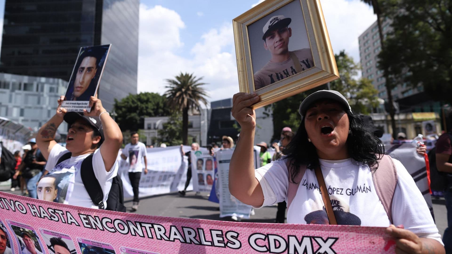 Marcha en la Ciudad de México.
