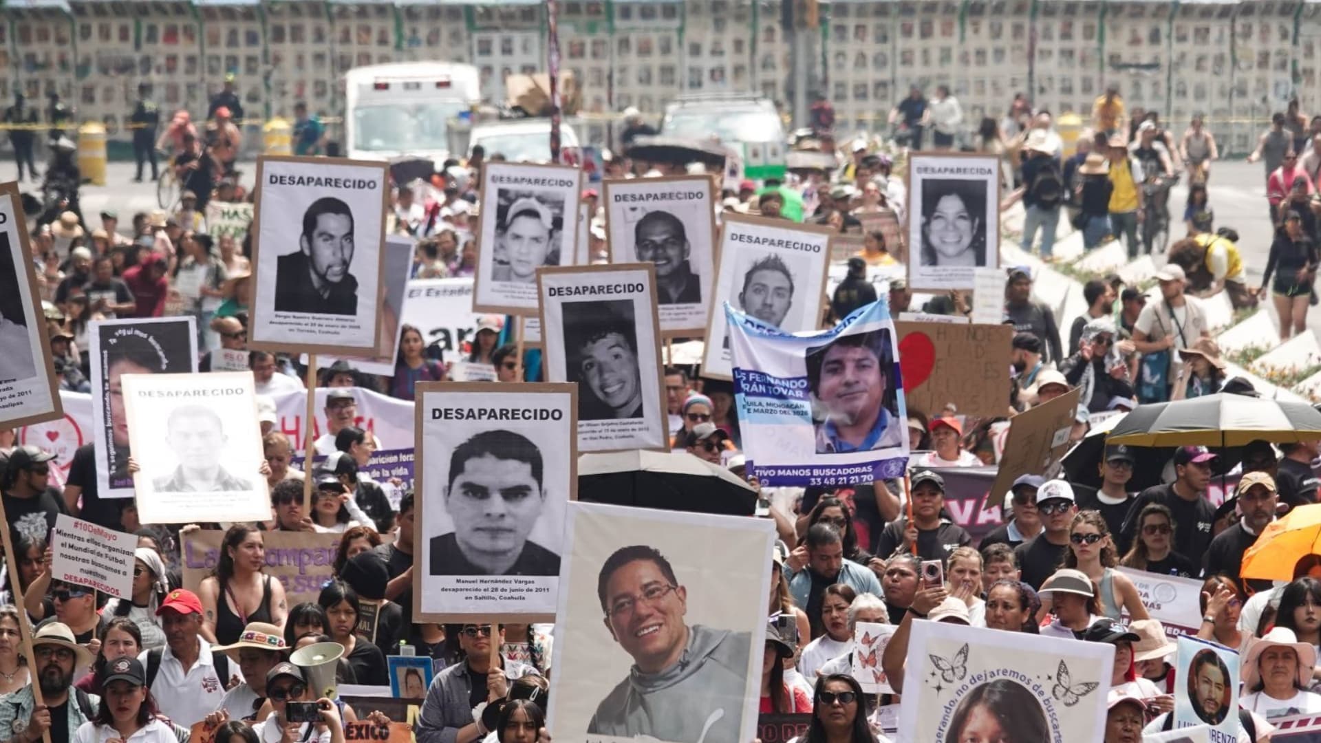 Marcha en la Ciudad de México.