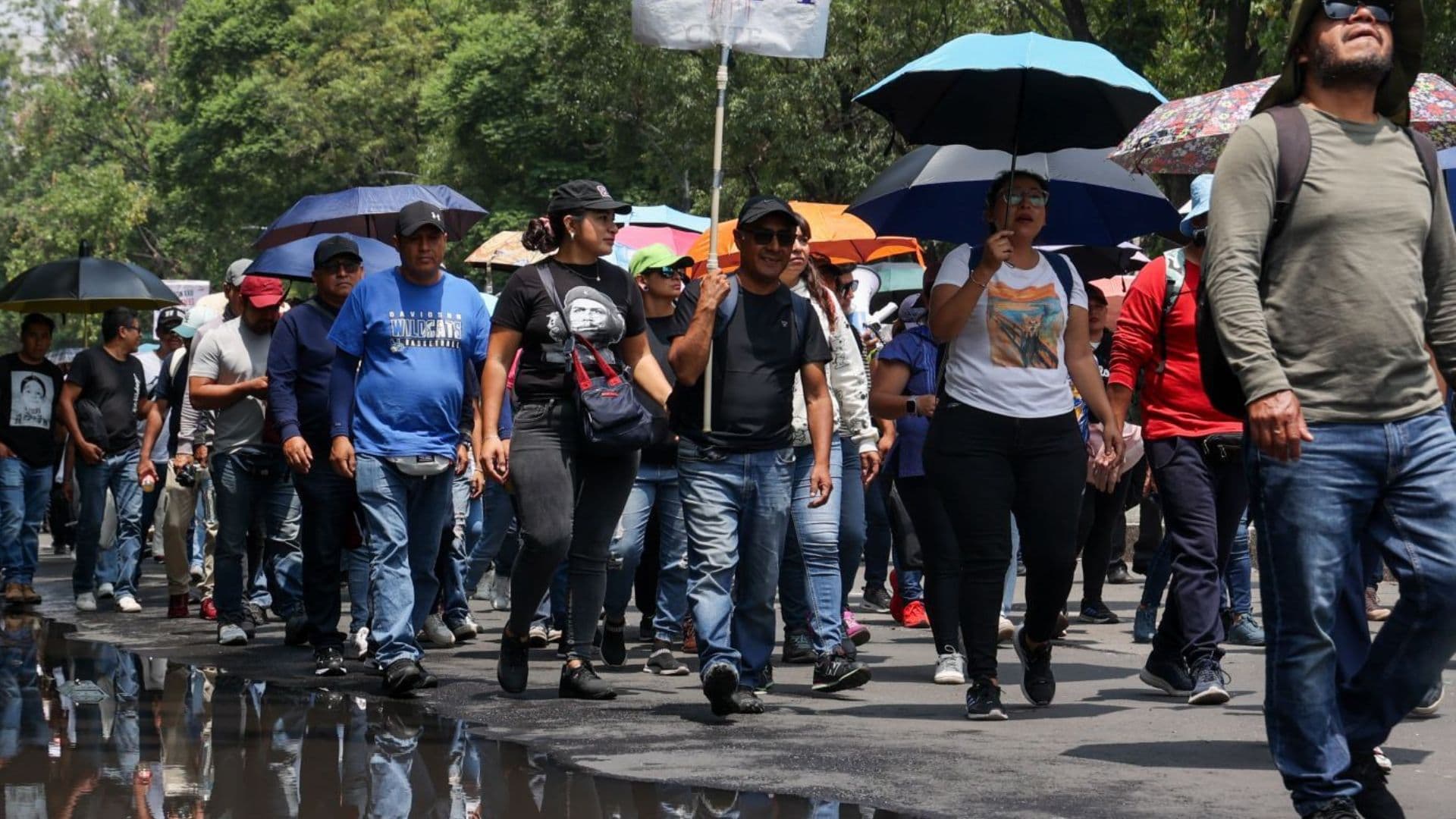 Marcha en la Ciudad de México.