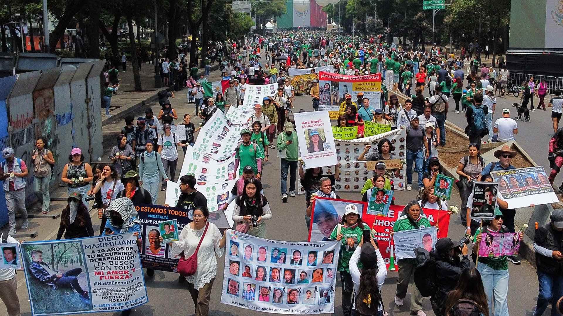Marcha Hoy por Desaparecidos en México: A Esta Hora Cierran Reforma CDMX