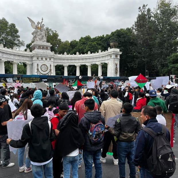Marcha de estudiantes en CDMX
