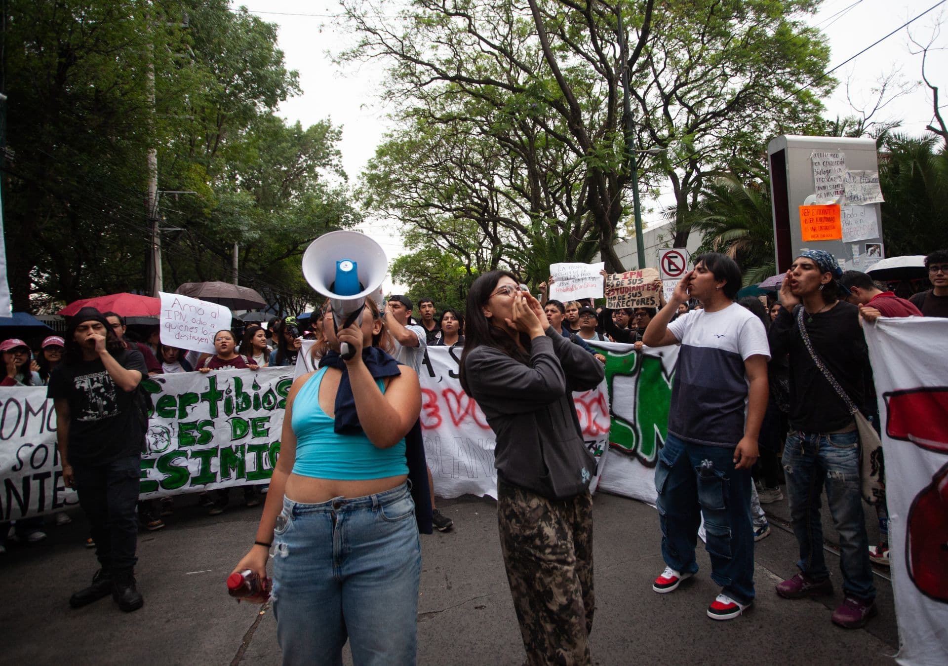 Marcha del Instituto Politécnico Nacional, en CDMX