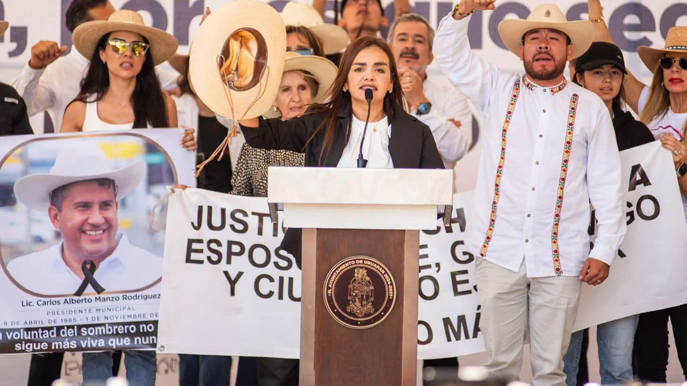 Grecia Quiroz asegura que la manifestación es para pedir justicia por todo México