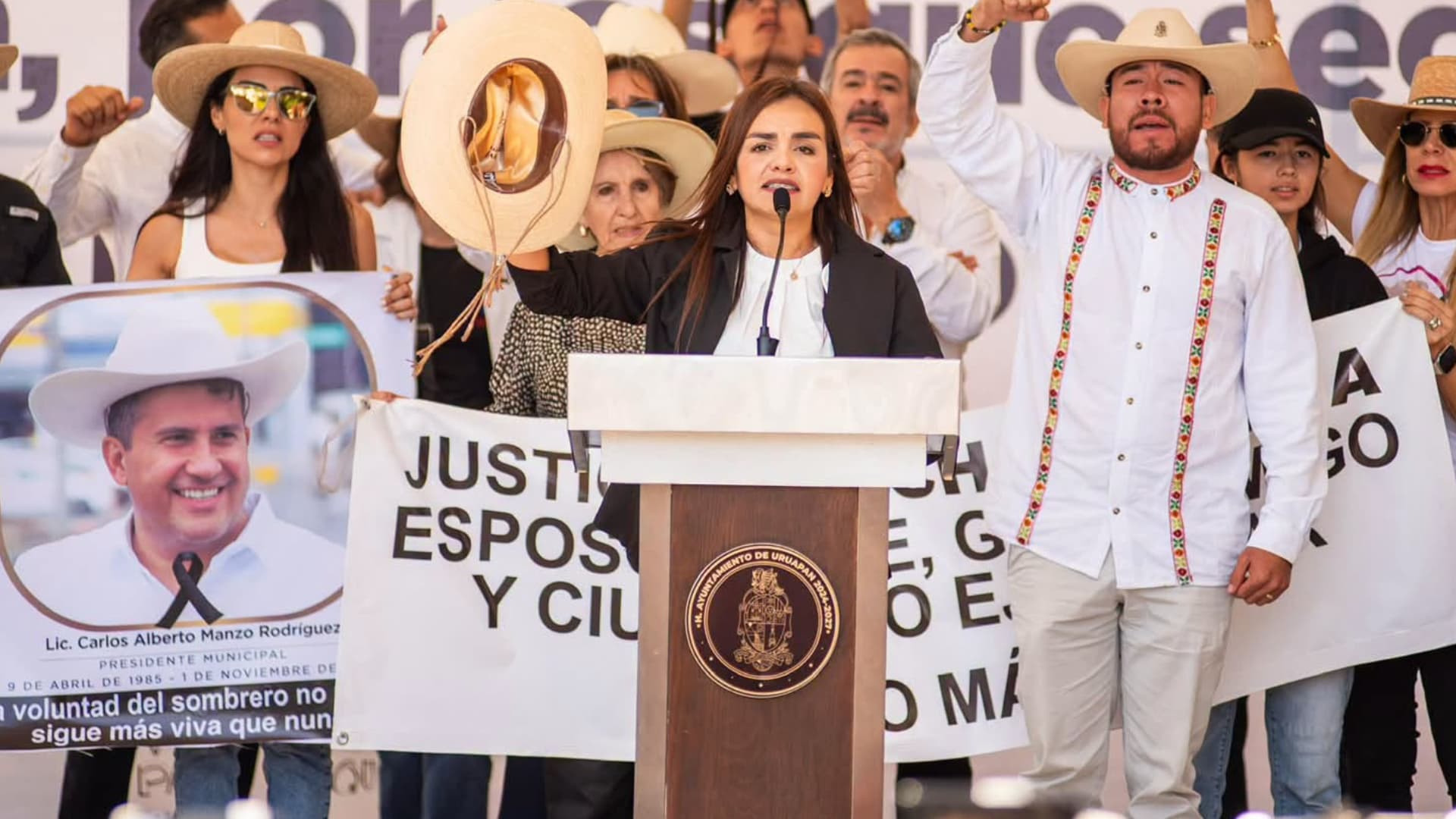 Grecia Quiroz Convoca a Marcha Nacional por el Aniversario Luctuoso de Carlos Manzo