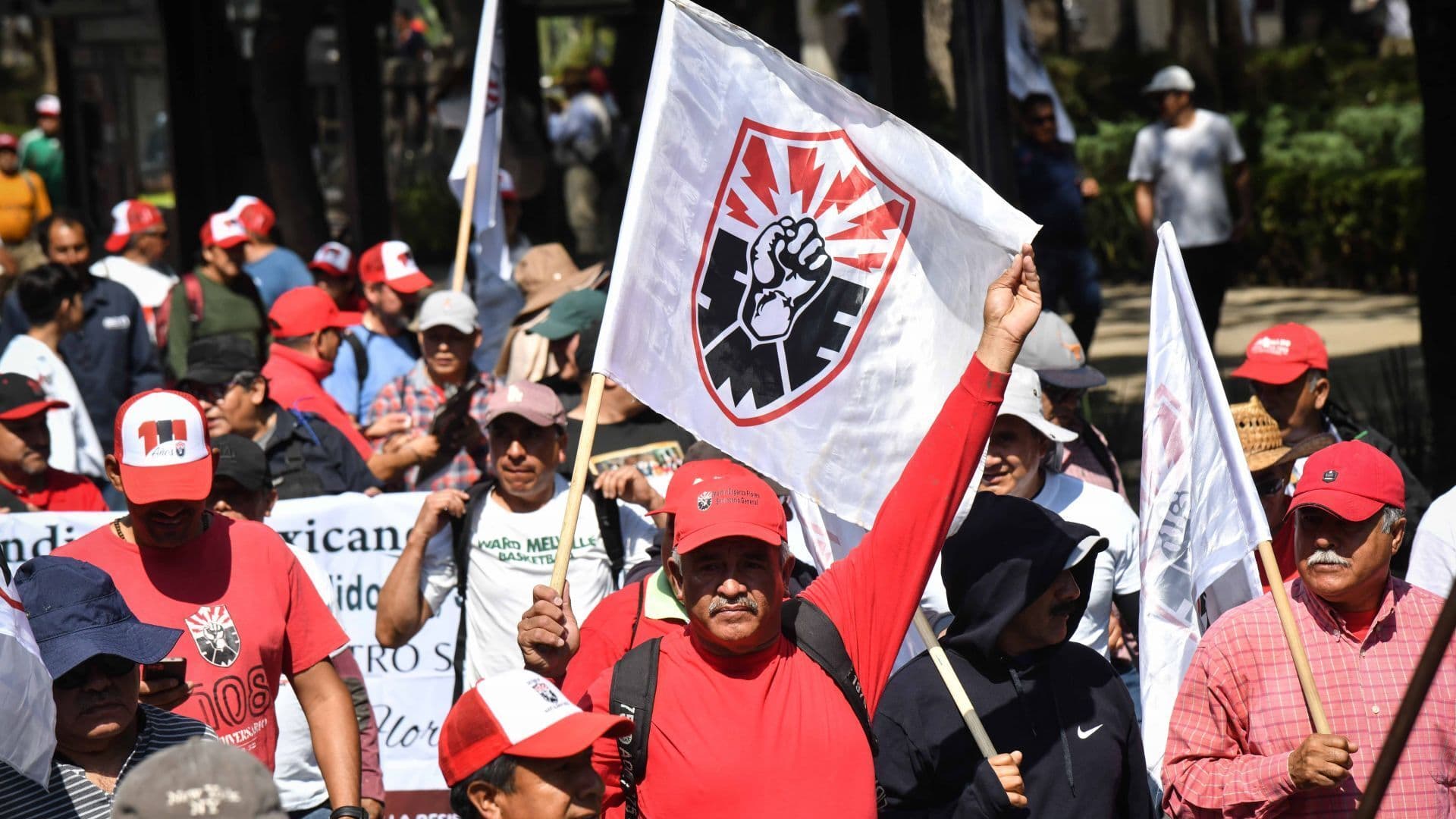 Marcha del SME en CDMX