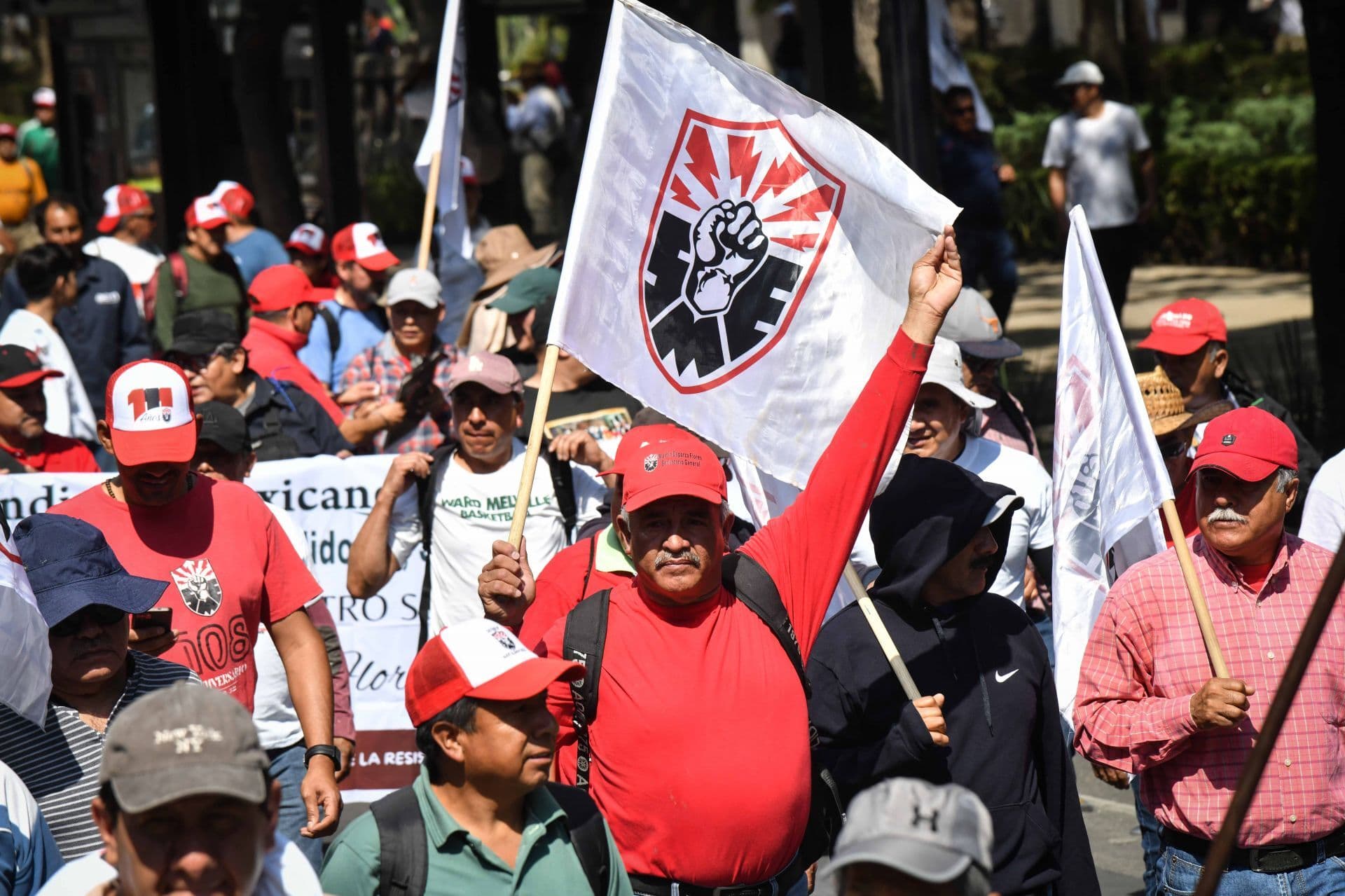 Marcha del SME en CDMX