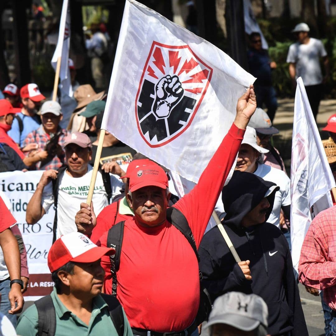 Marcha del SME en CDMX