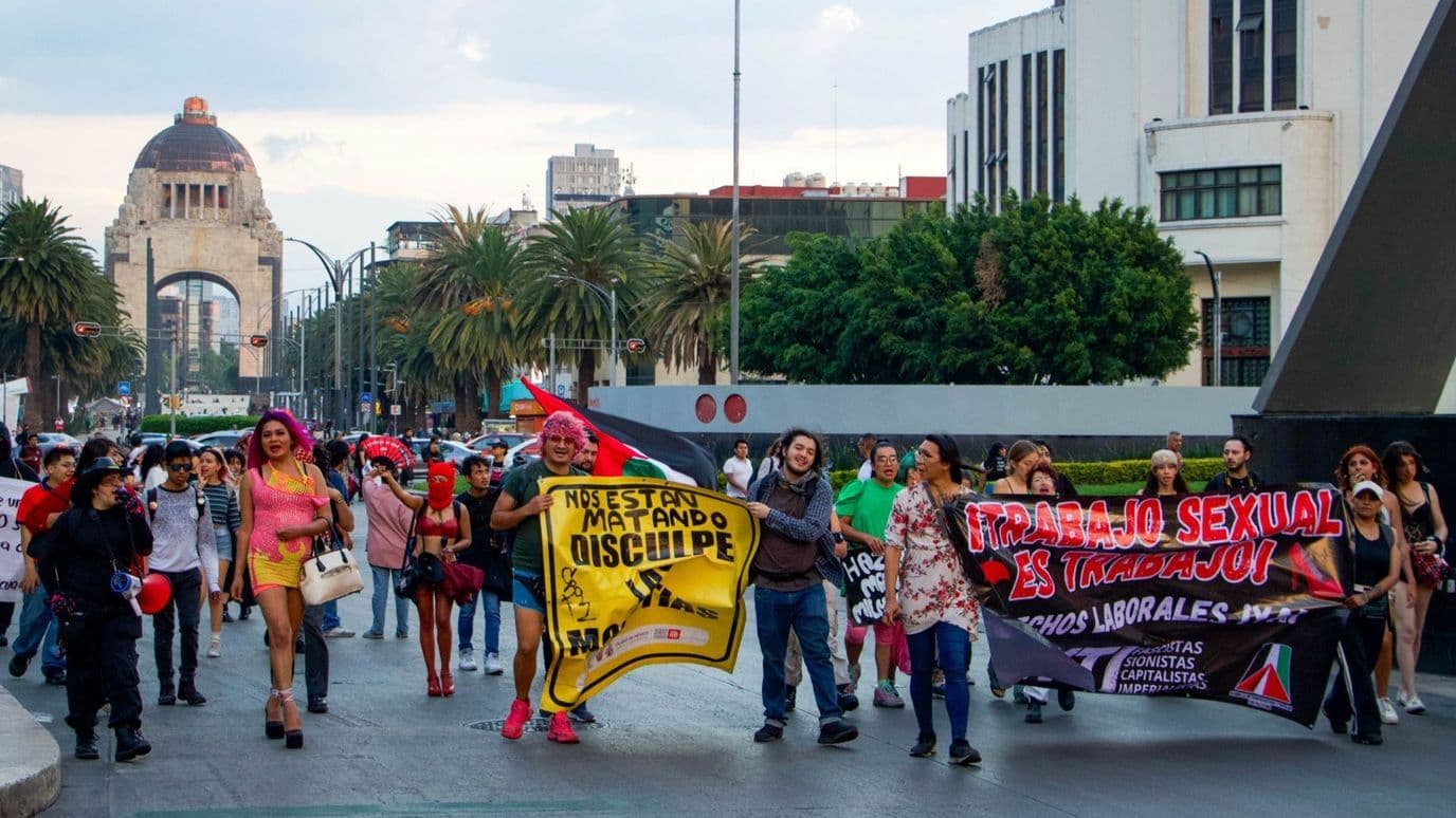 Marcha de trabajadoras sexuales