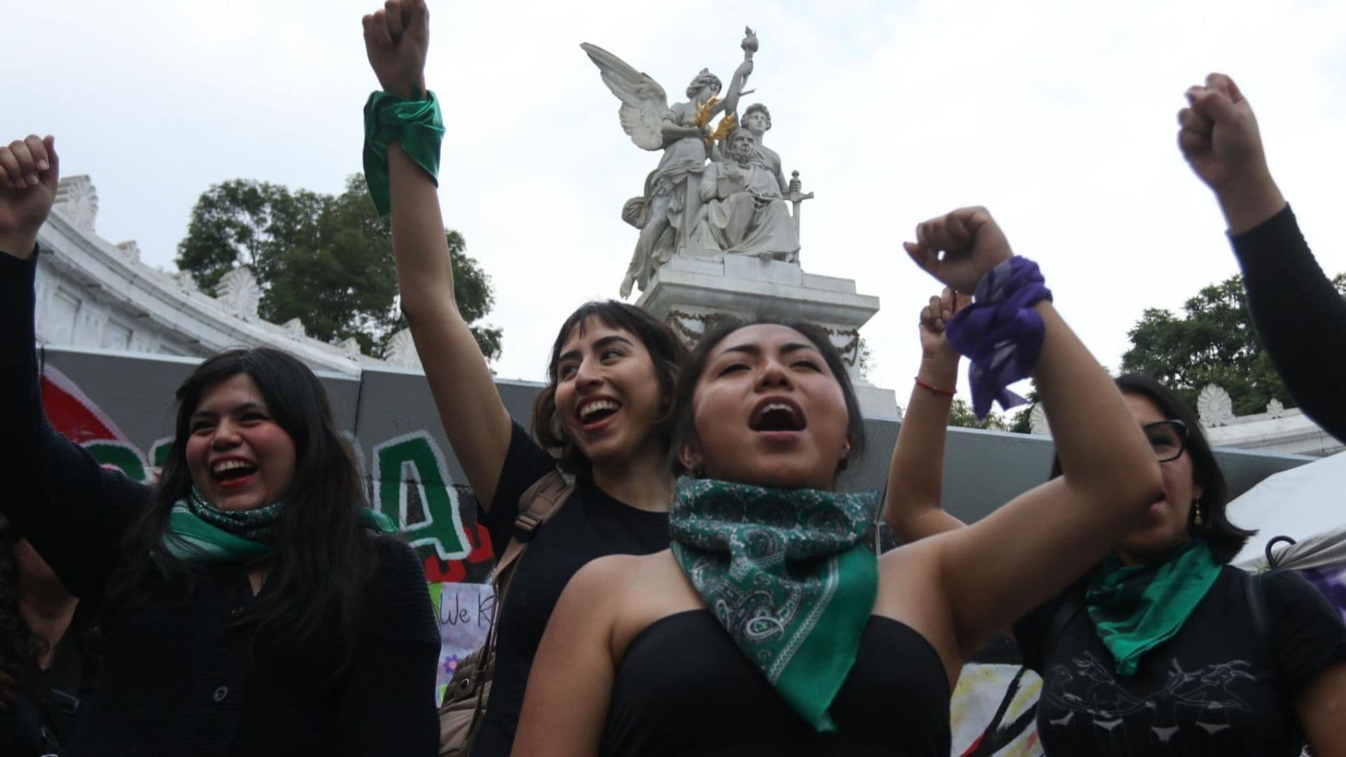 Protesta de colectivas feministas