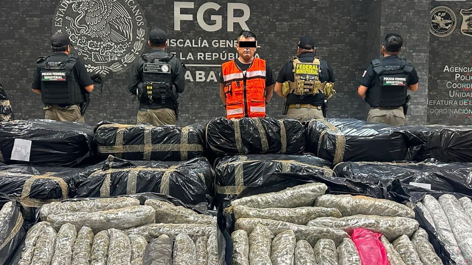 Así Ocultó Más de Una Tonelada de Marihuana en Huacales de Madera en Tabasco