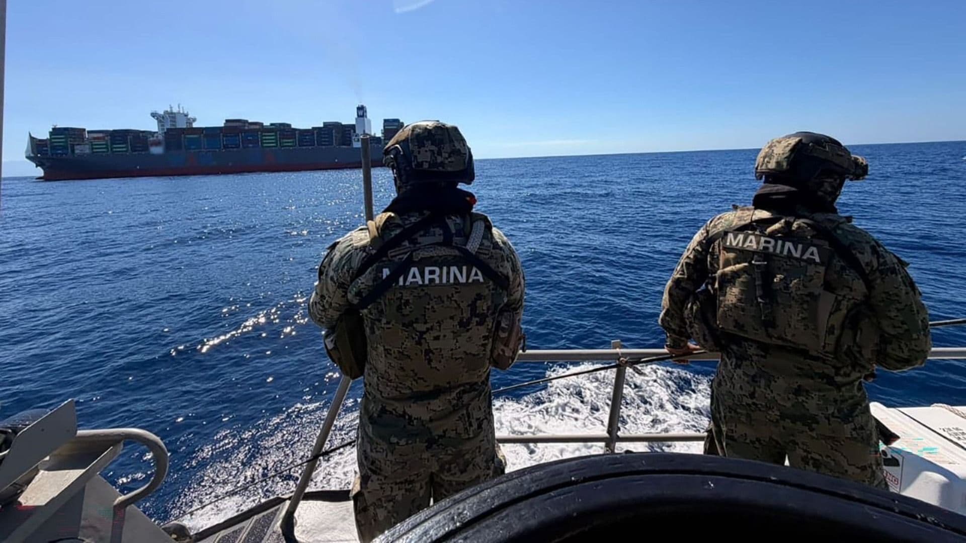 La Marina decomisa más de 130 kilos de cocaína, en Michoacán.