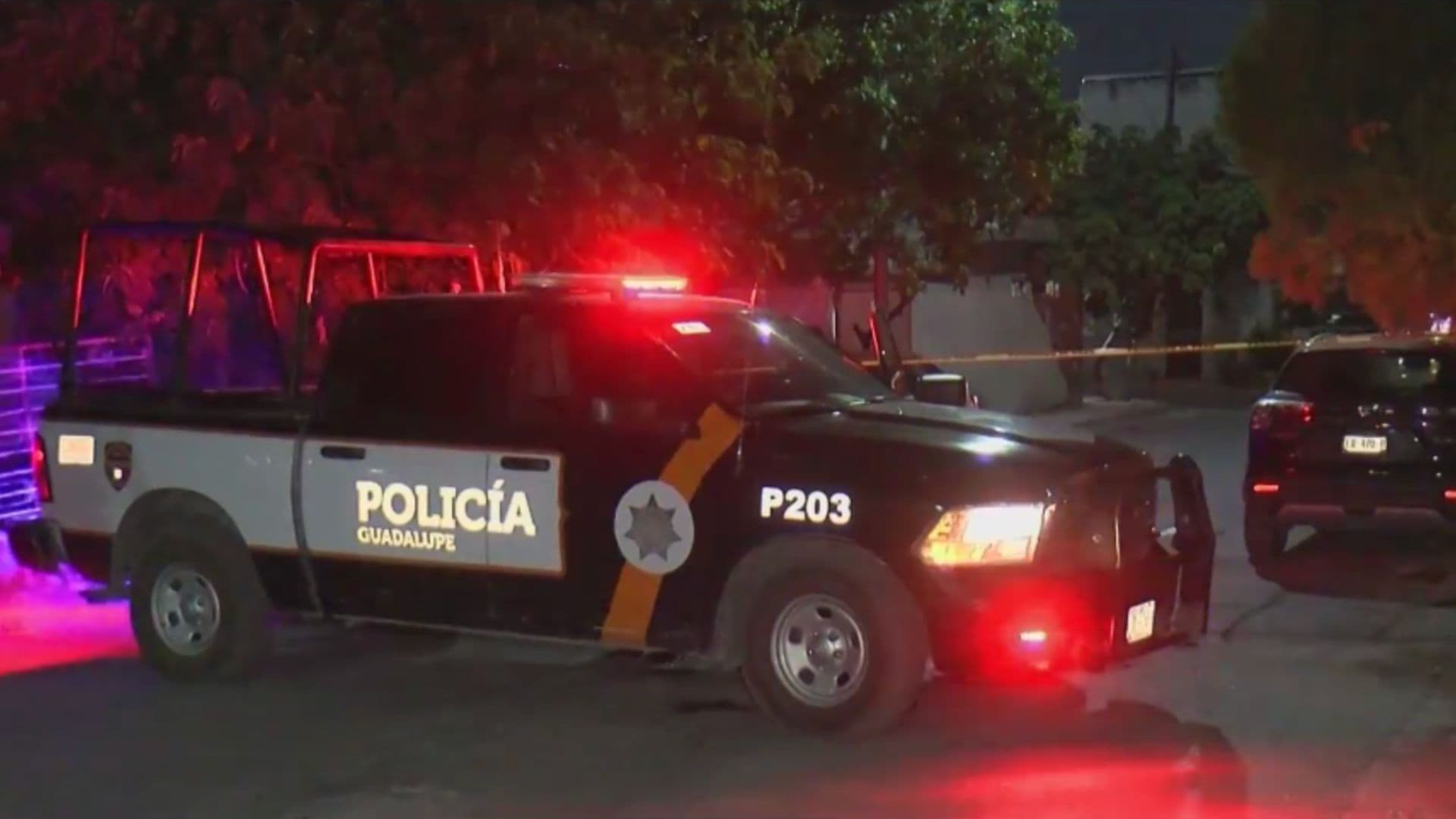 Policía de Guadalupe en colonia Ciudad Croc