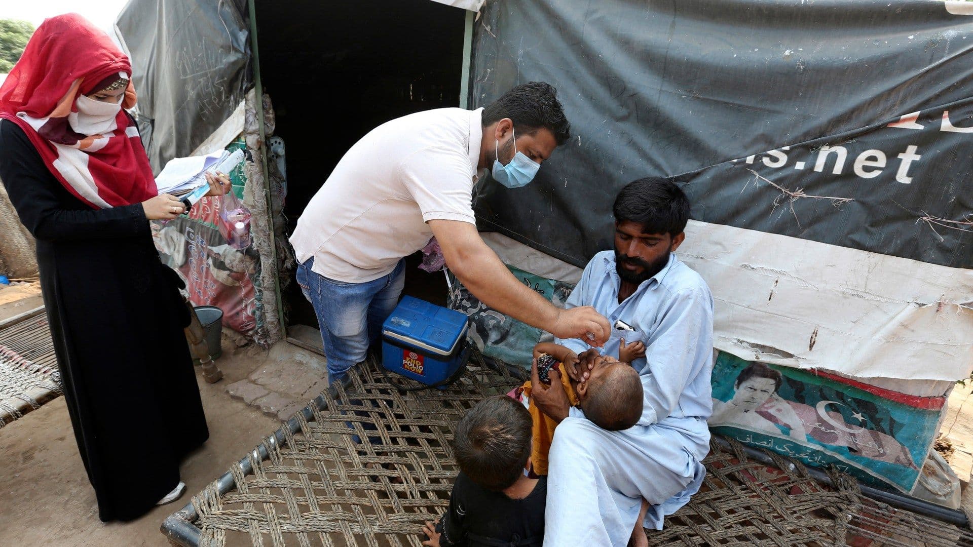 Campaña de vacunación en Pakistán