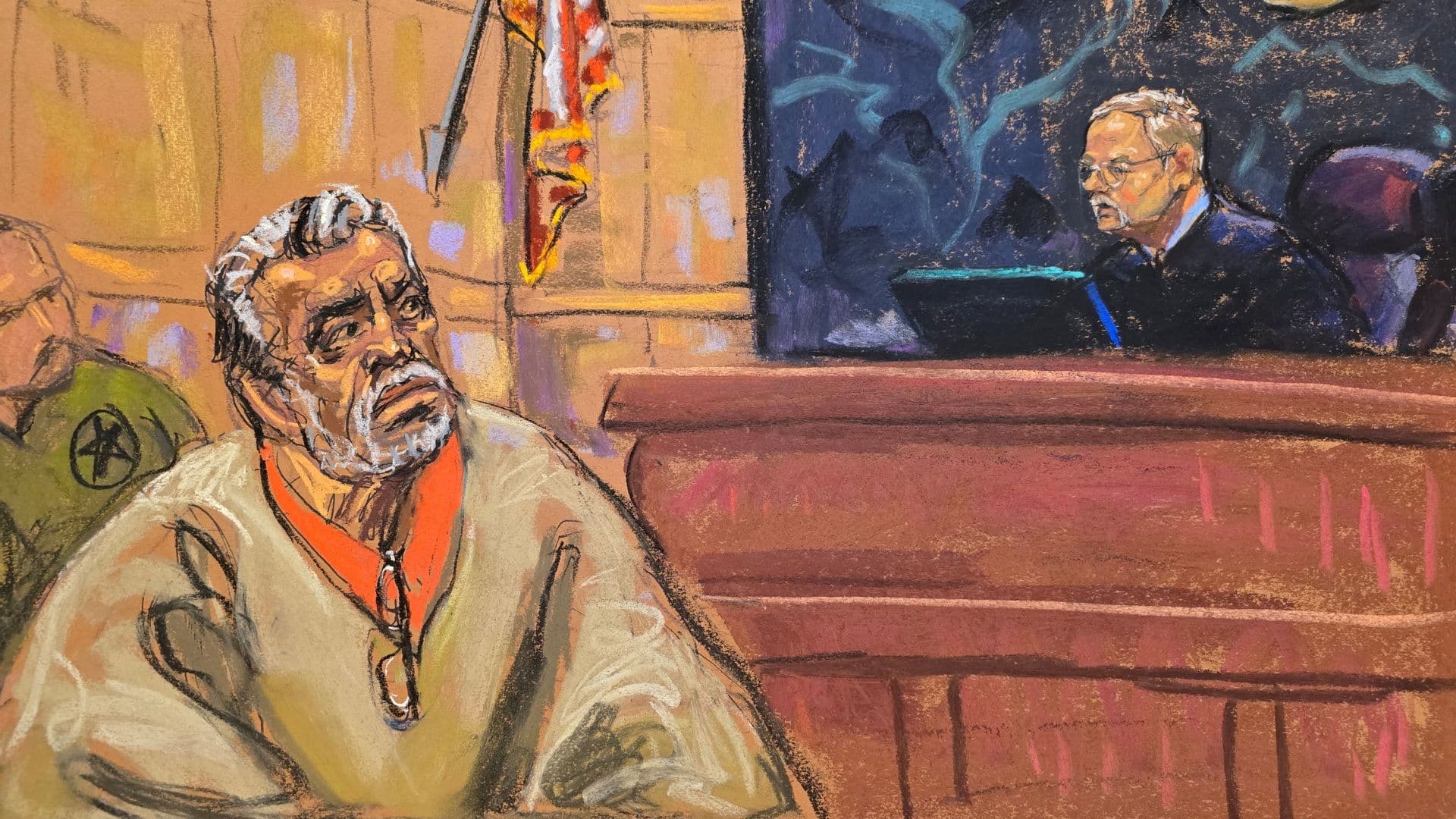 Audiencia de Ismael ‘El Mayo’ Zambada, en la Corte Federal de Brooklyn, en Nueva York.