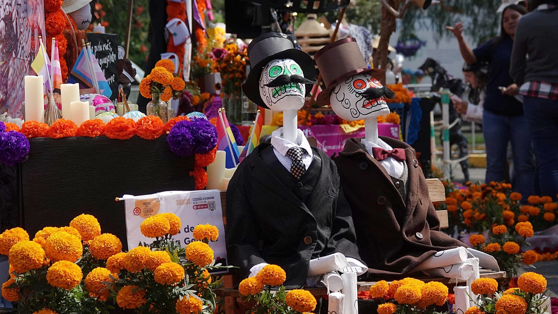 Mega ofrenda de la UNAM en noviembre 2024. Foto: Cuartoscuro | Archivo