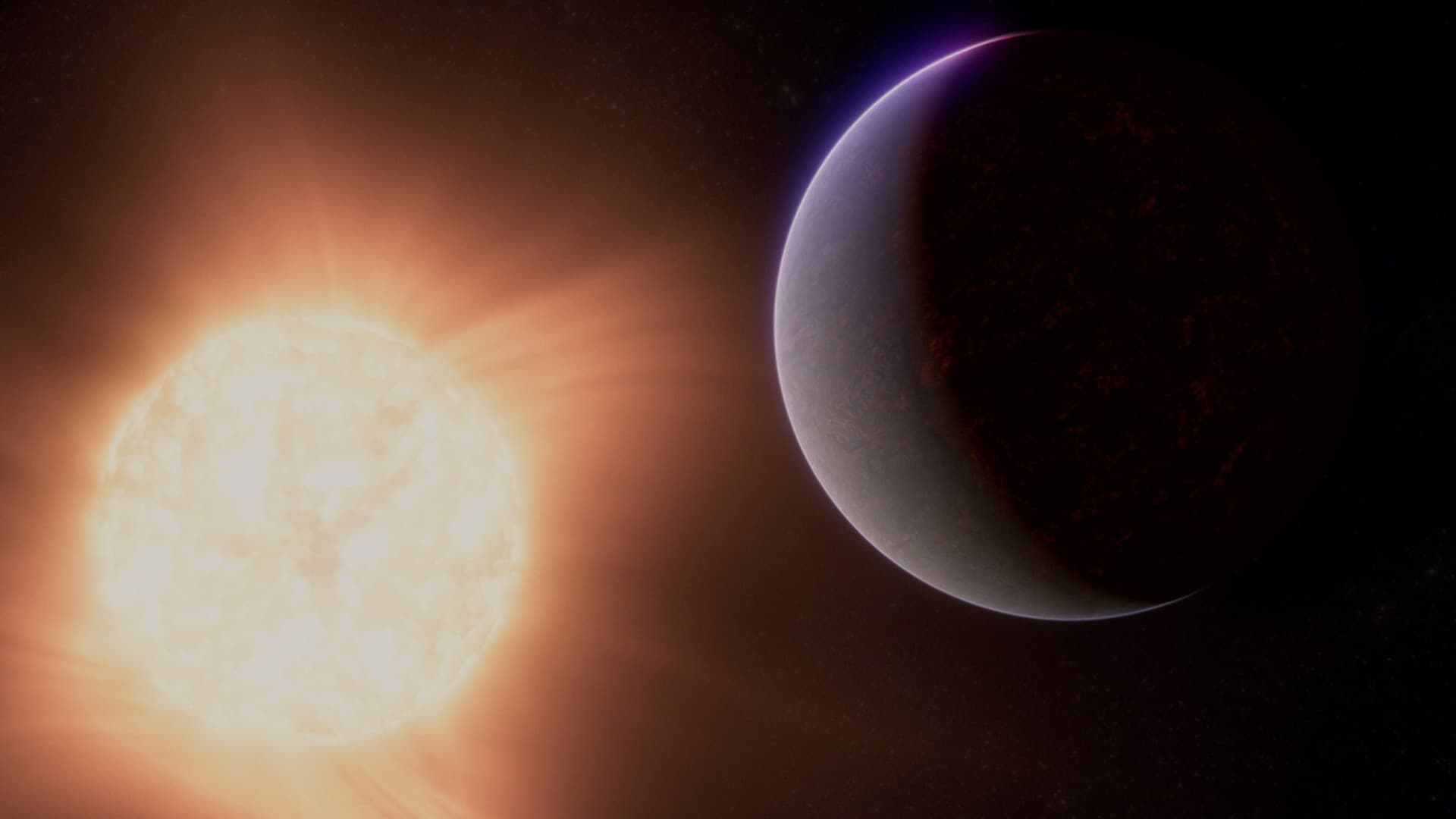 Ilustración de exoplaneta
