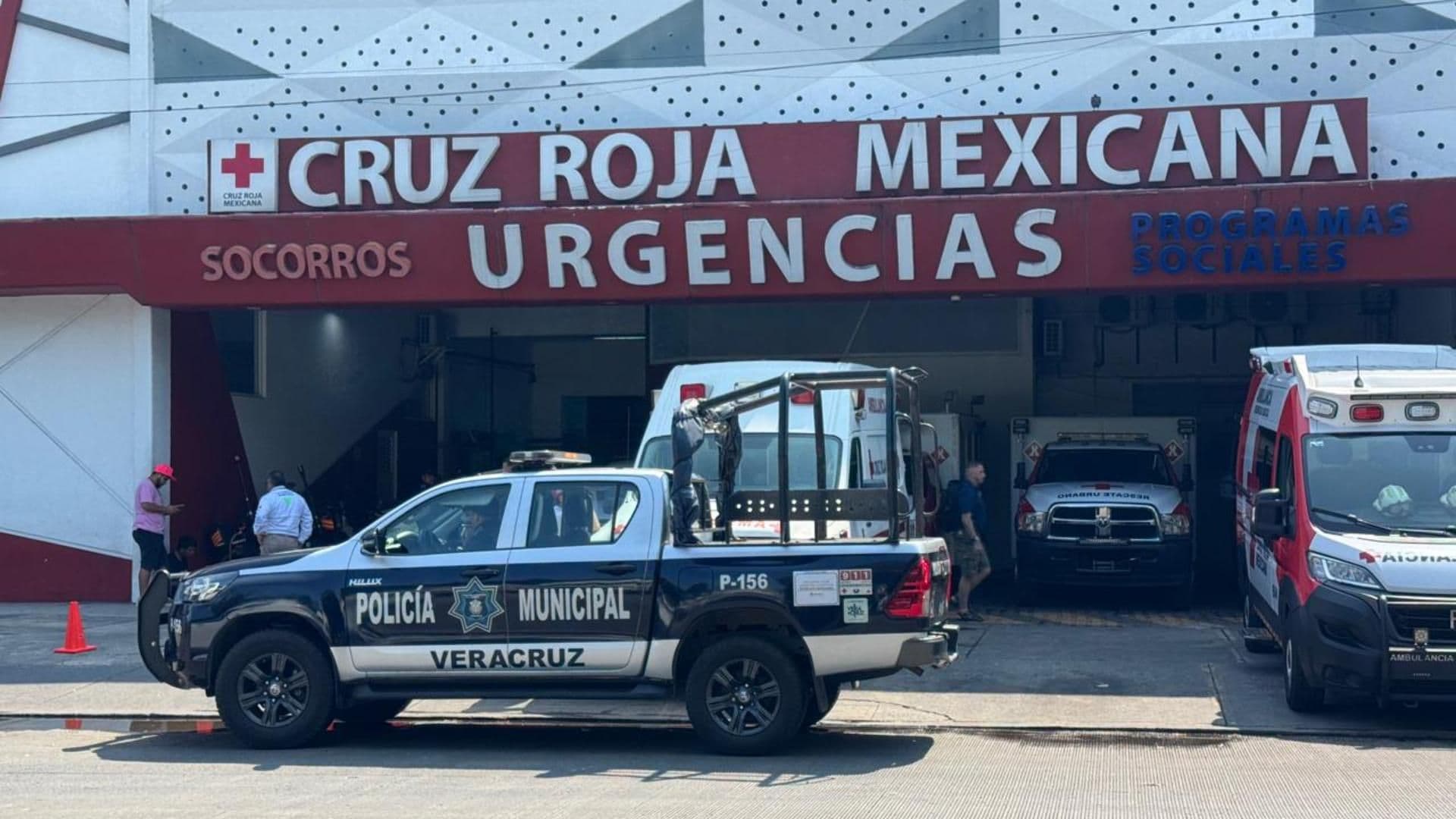 Movilización por fallecimiento de menor futbolista en Cruz Roja de Veracruz