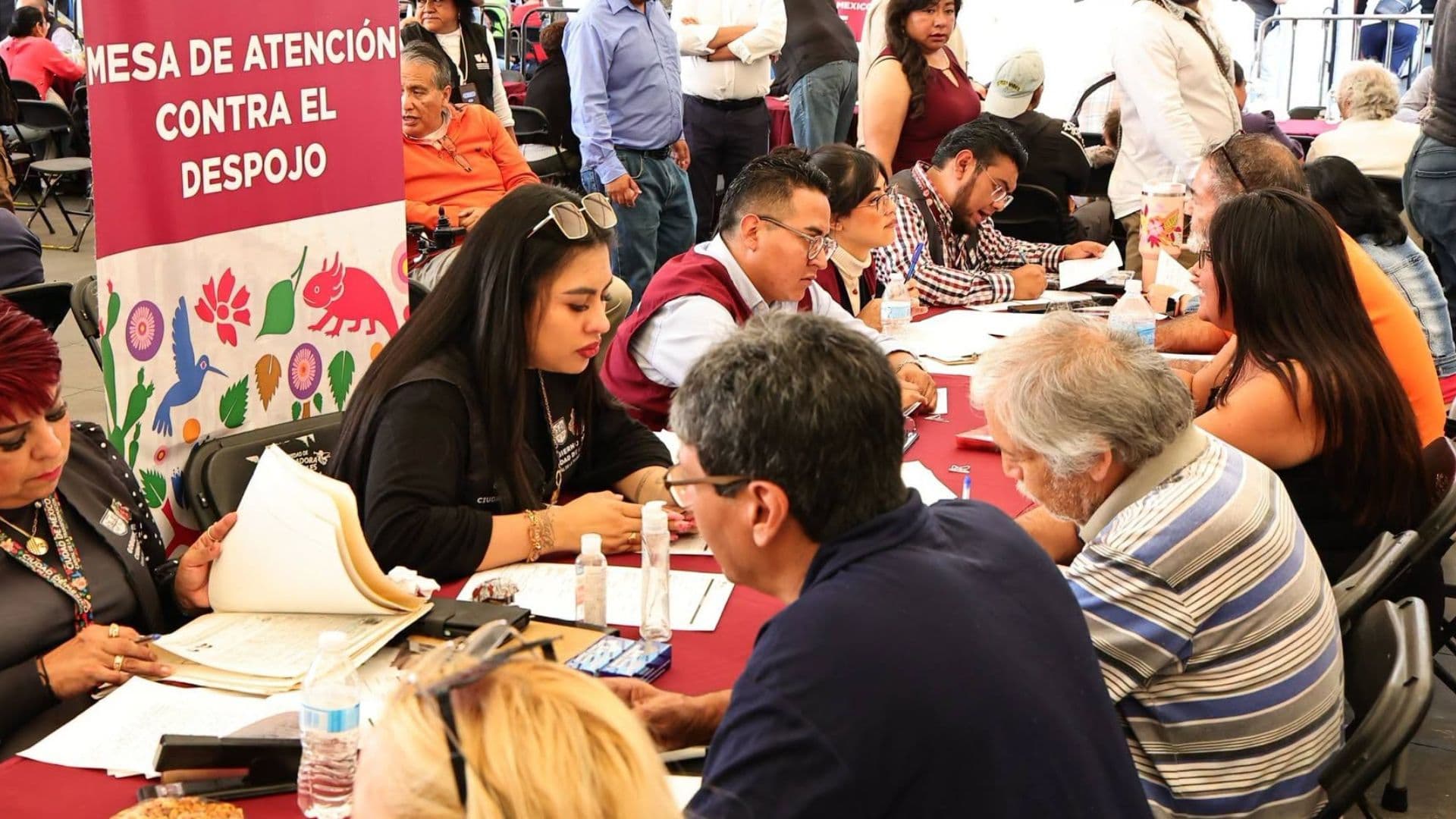 Mesa de atención contra el despojo.
