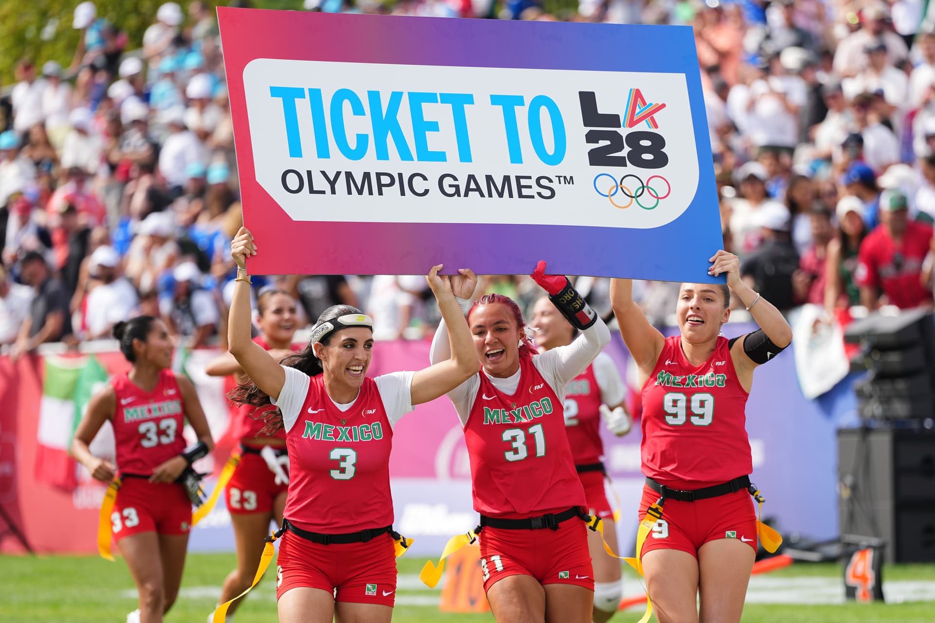 Mexicanas Consiguen Boleto a Los Ángeles 2028 en Flag Football