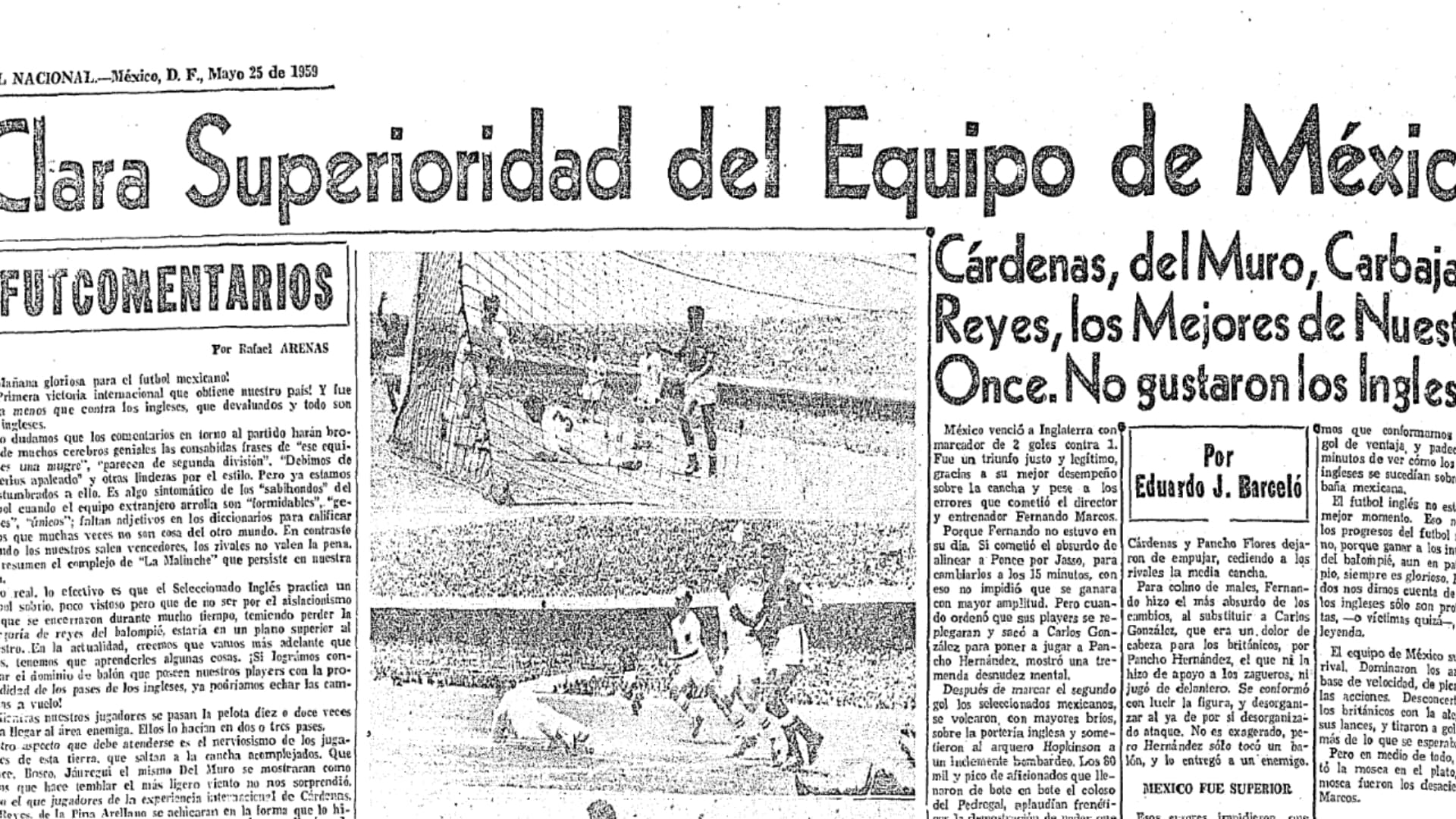 México vence 2-1 a Inglaterra