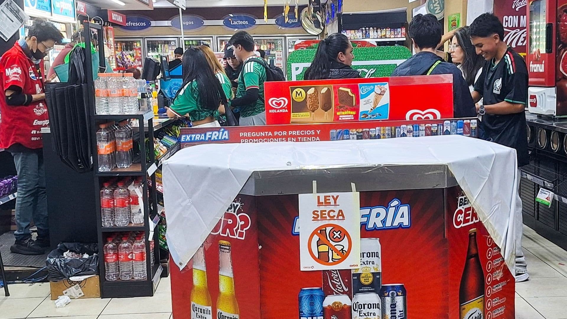 ¿A Qué Hora Empieza y Termina Ley Seca por Partido de México vs Inglaterra?