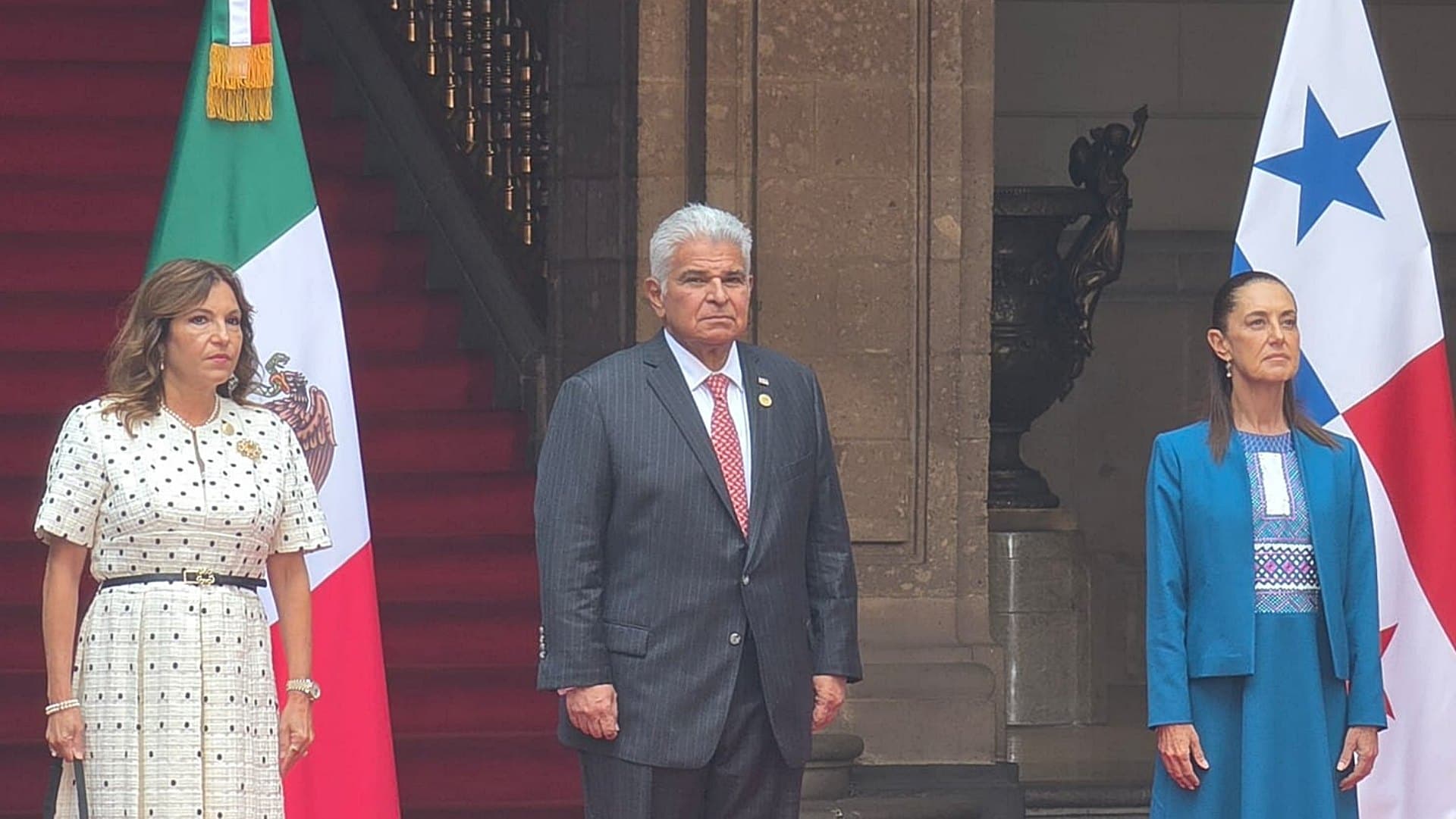 Ceremonia de bienvenida al presidente de Panamá. Foto: N+