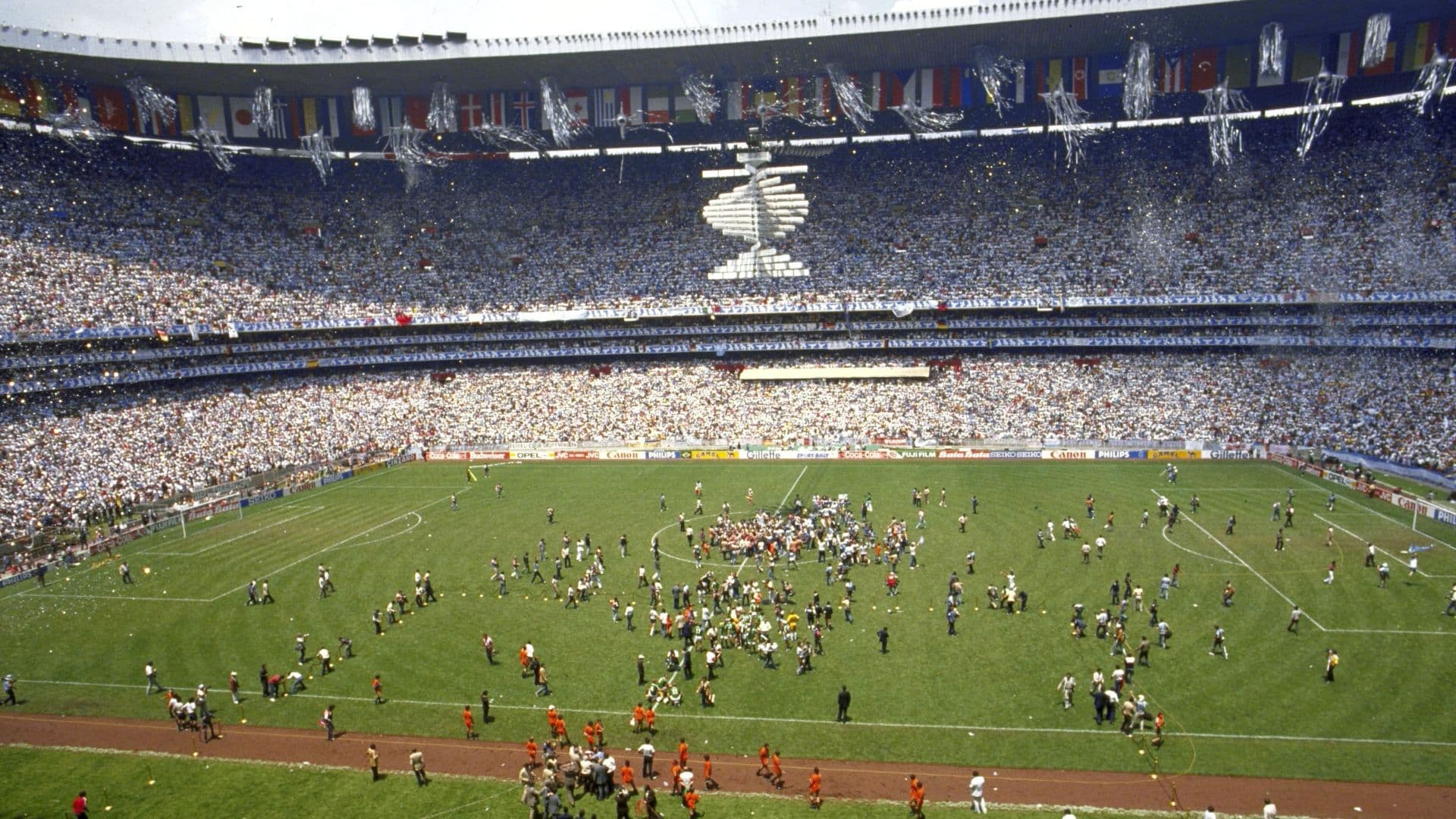 Cierre de la Copa del Mundo de México 1986
